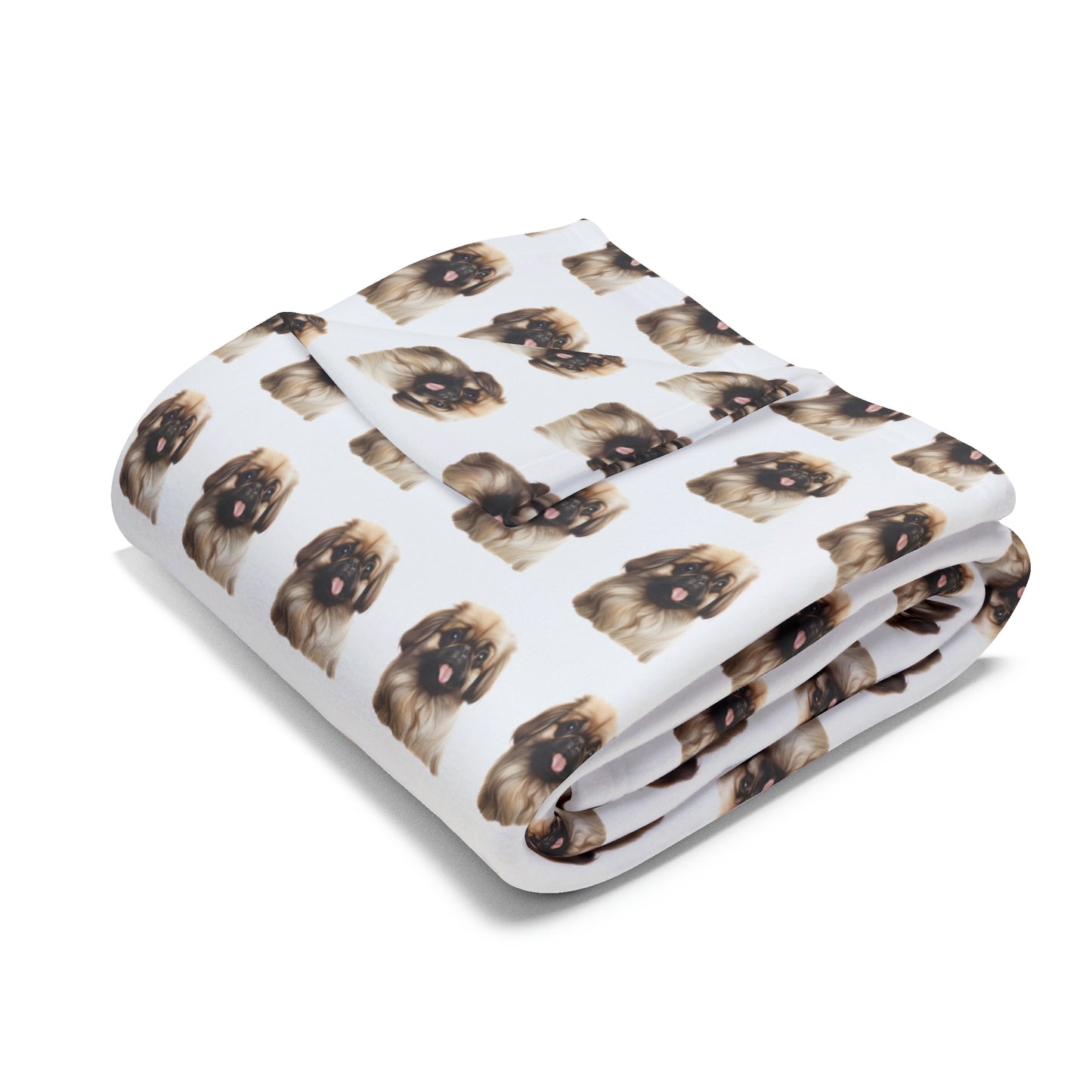 Pekingese Arctic Fleece Blanket