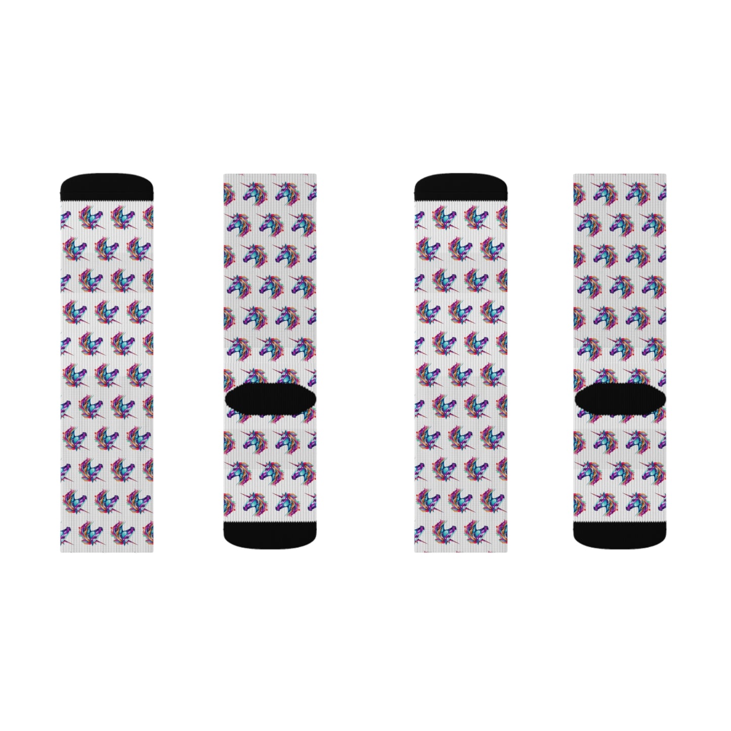 Colorful Unicorn Socks