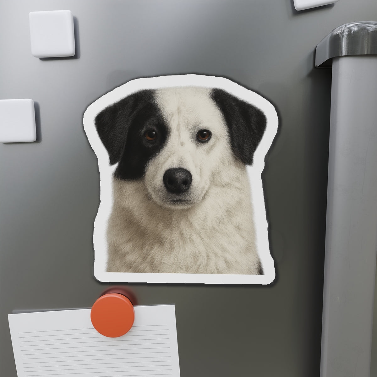 Aidi Die-Cut Magnet, Fridge Magnet, Cute Dog Magnet, Animal Lover Gift, Pet Owner Decor, Kitchen Decor