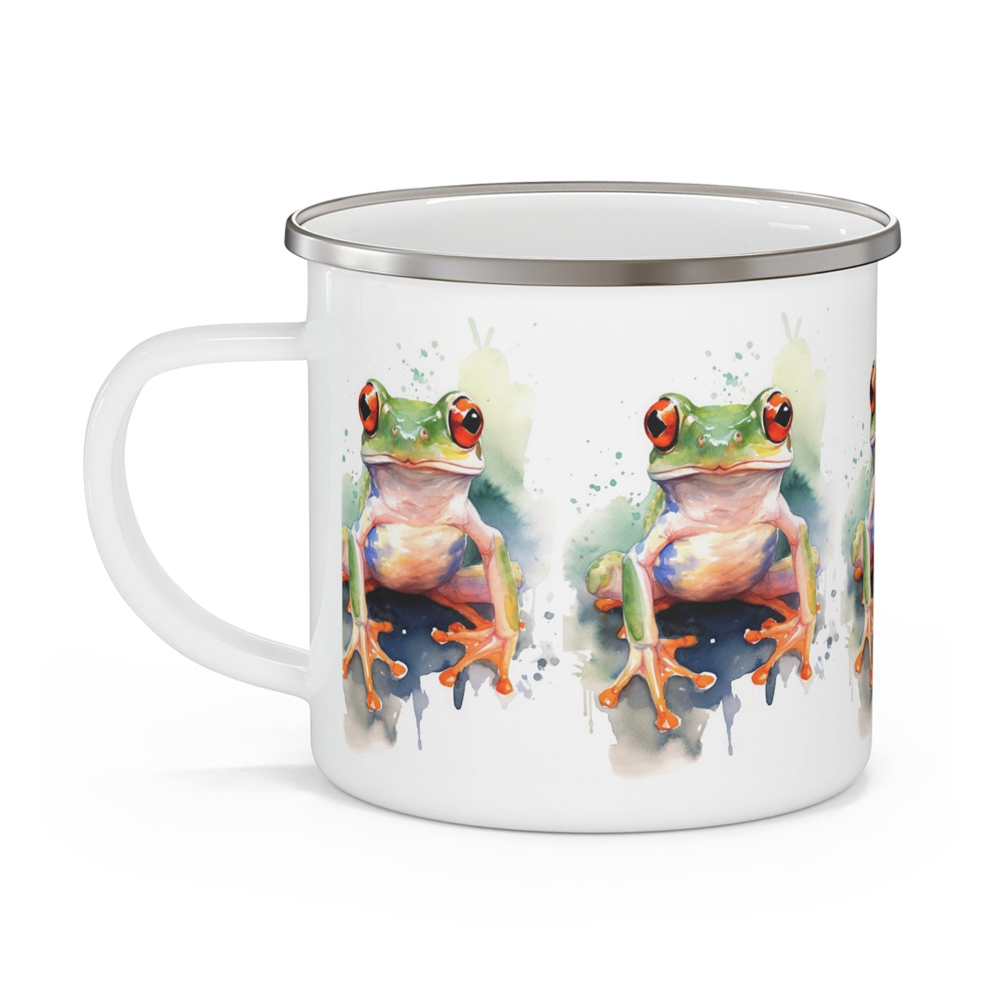 Frog Enamel Camping Mug
