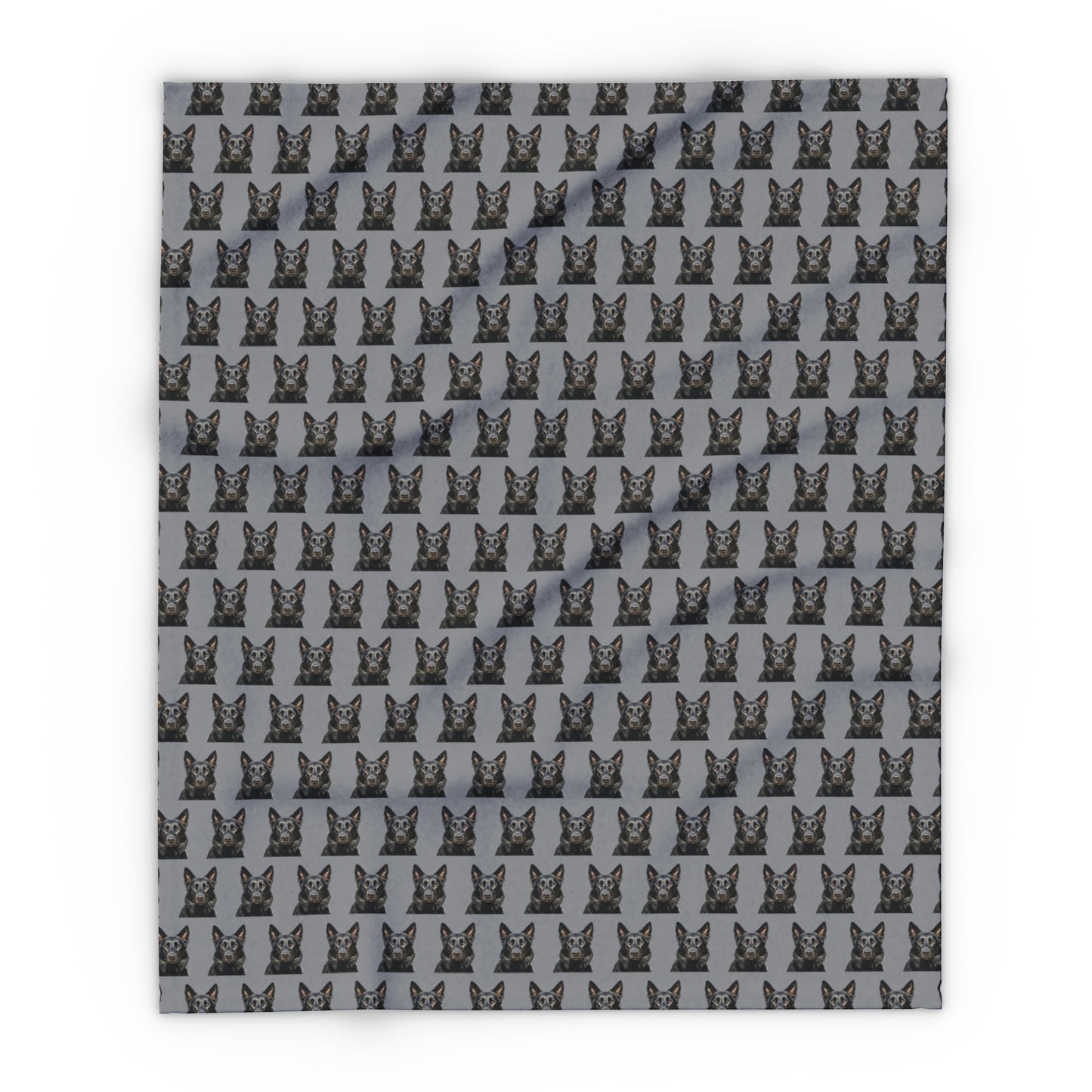 Black German Shepherd Arctic Fleece Blanket