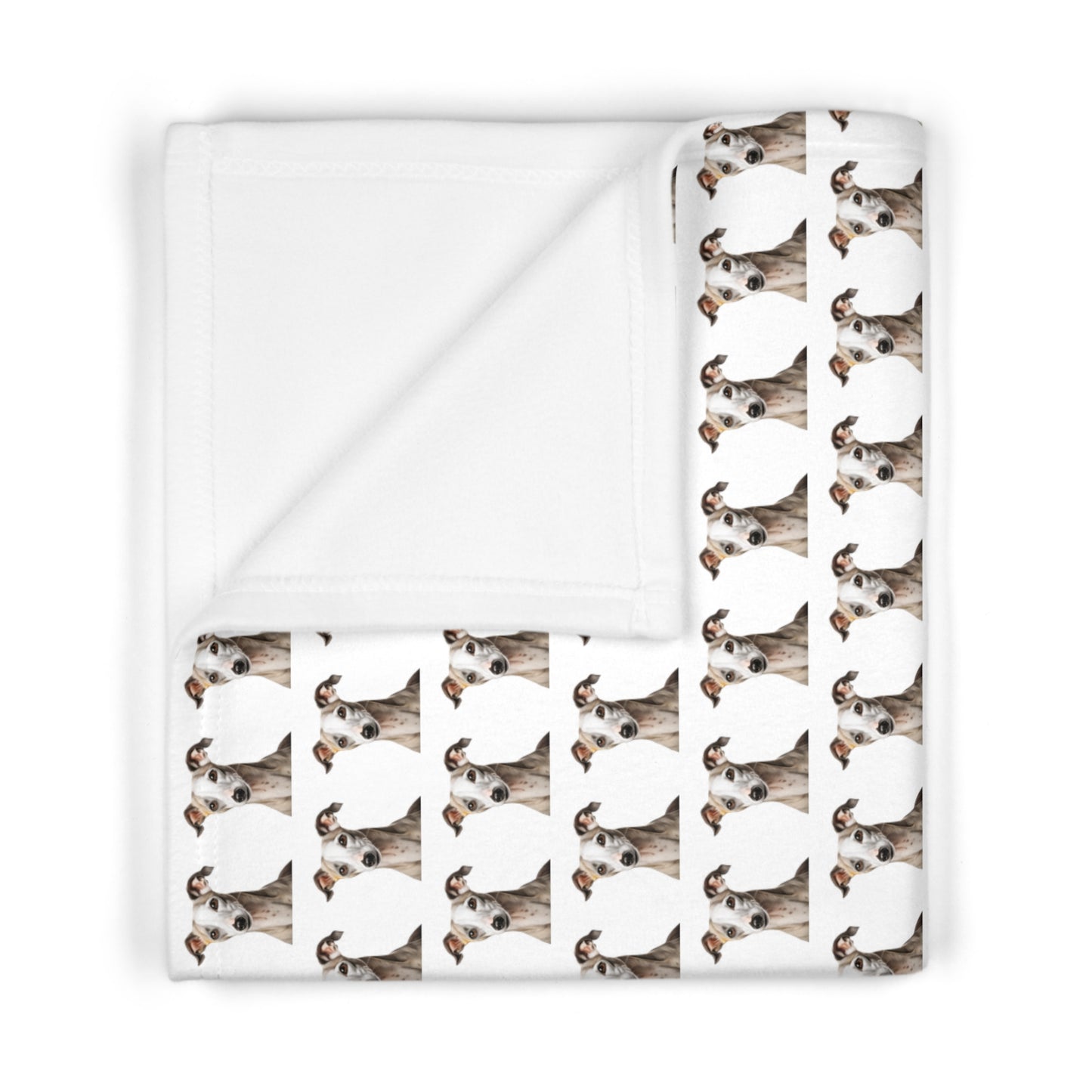 Whippet Soft Fleece Baby Blanket