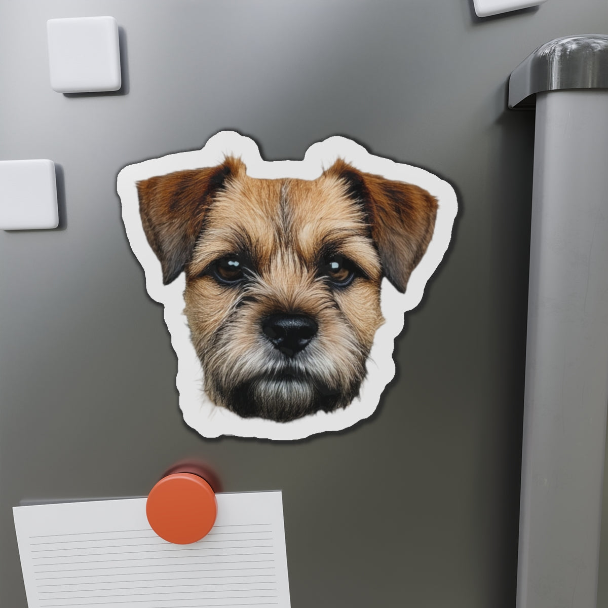 Border Terrier Die-Cut Magnet - Cute Dog Breed Refrigerator Magnet, Pet Lover Gift, Animal Decor, Fridge Decoration, Puppy Art Magnet