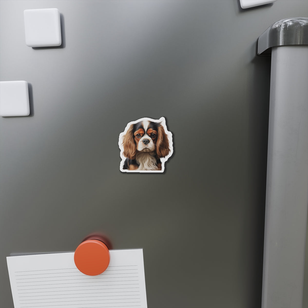 Cavalier King Charles Spaniel Magnet | Die Cut Dog Magnet | Pet Kitchen Decor