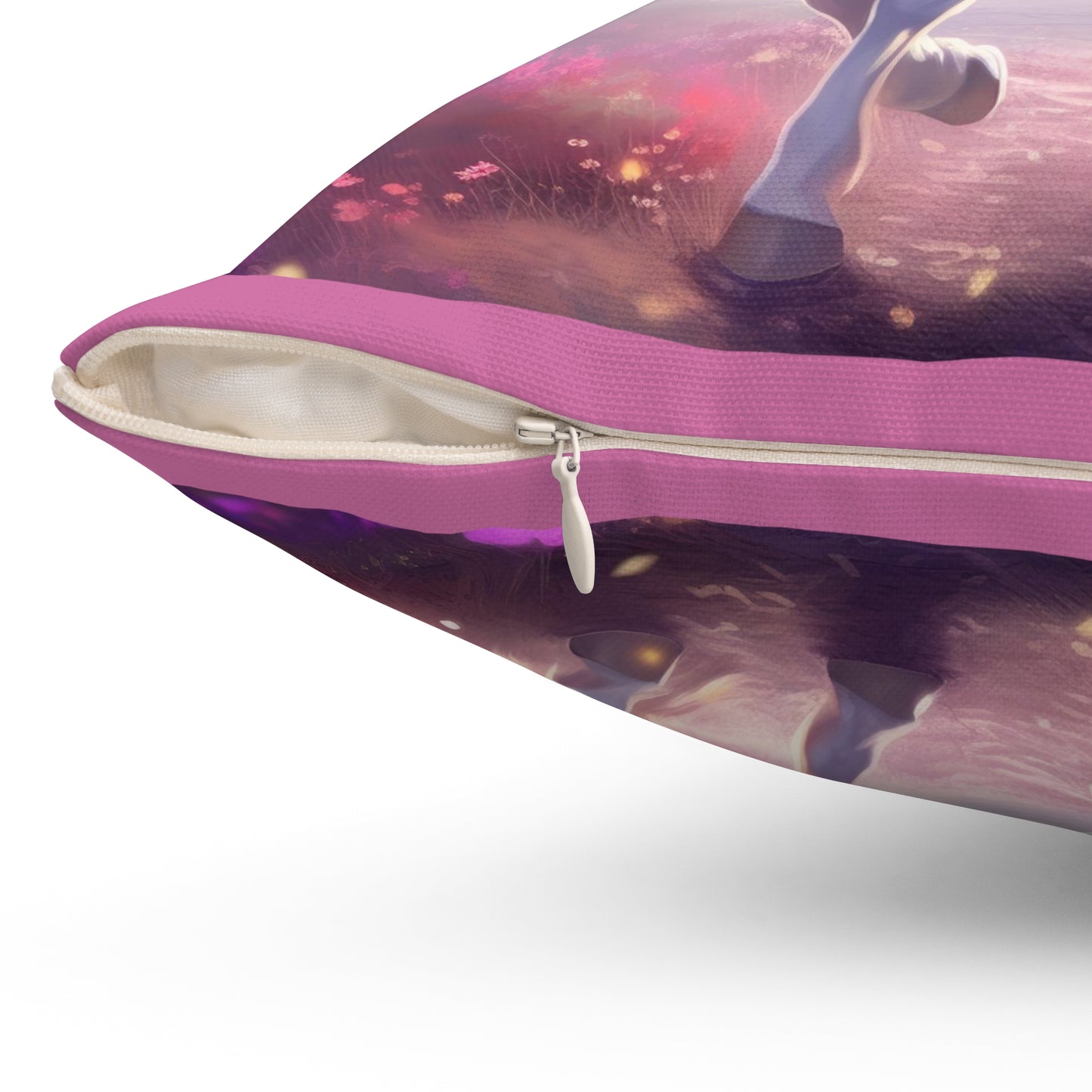 Unicorn Spun Polyester Square Pillow