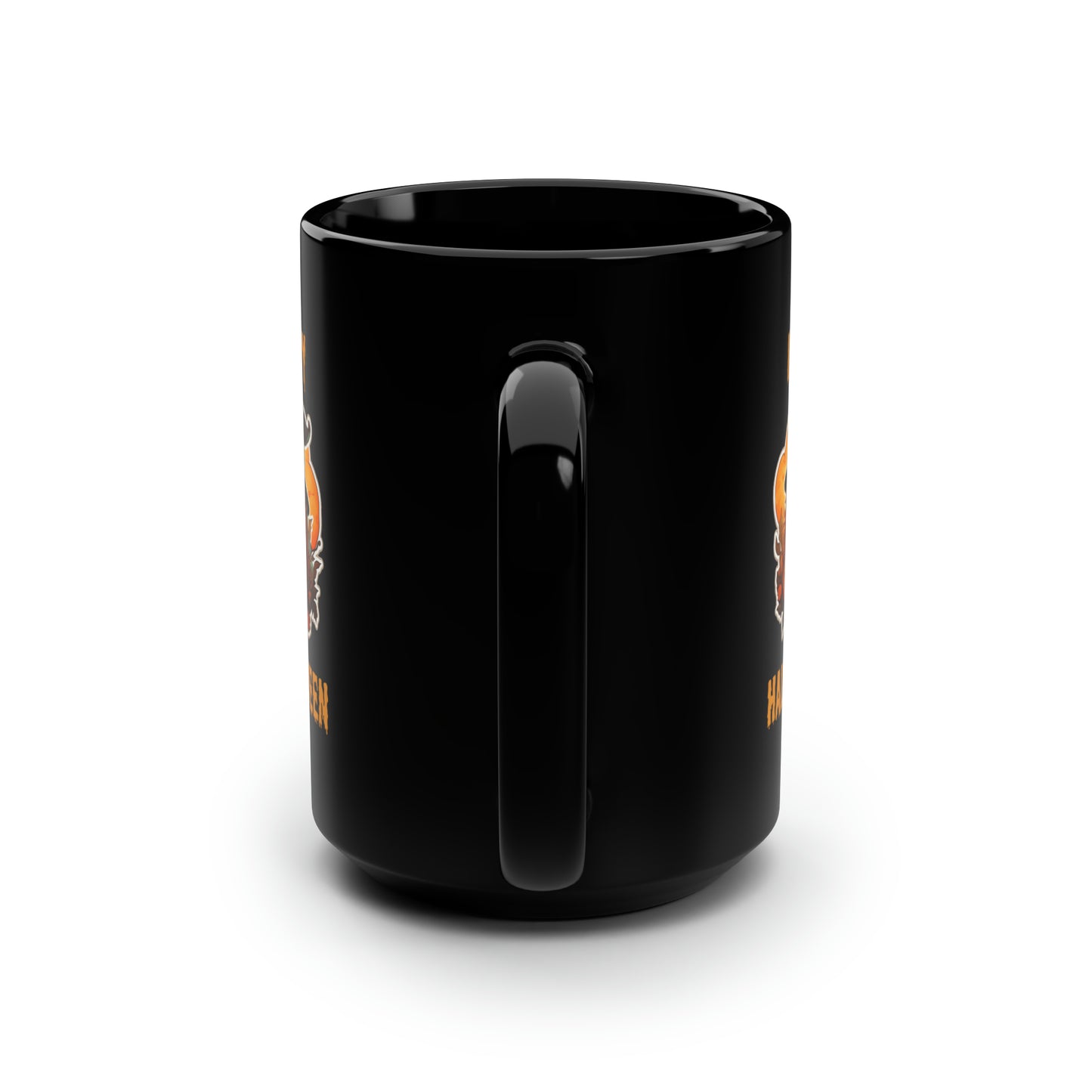 Happy Halloween Mug - 15oz Black Ceramic Mug