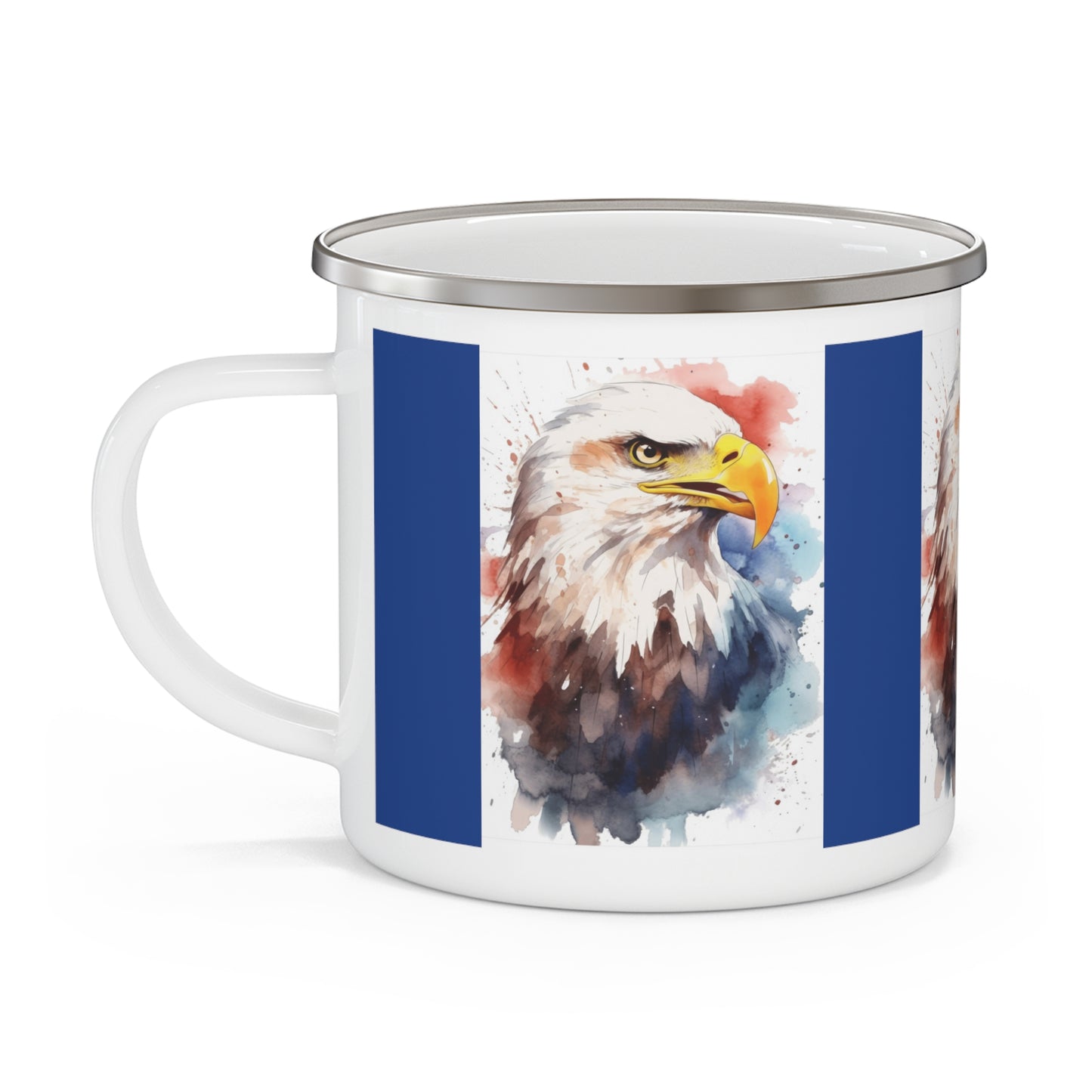 Eagle Enamel Camping Mug