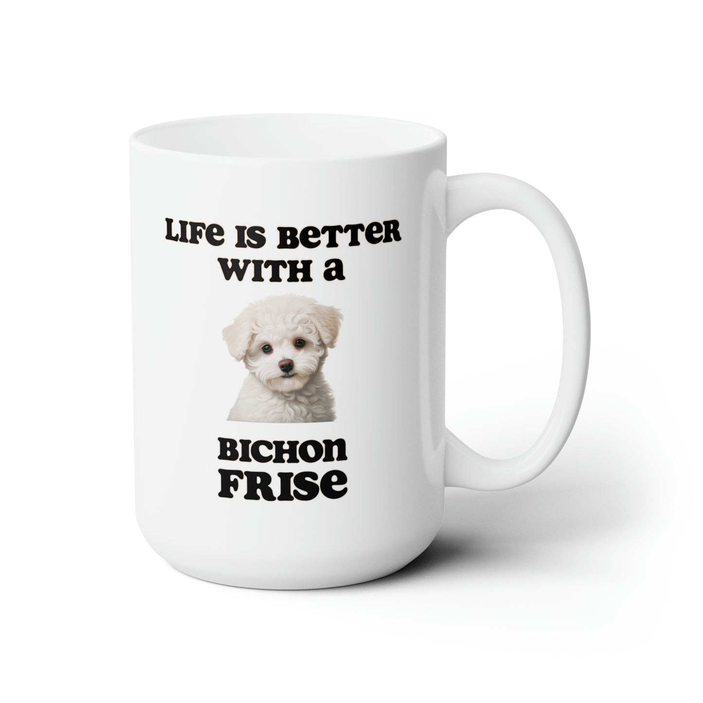bichon frise mug