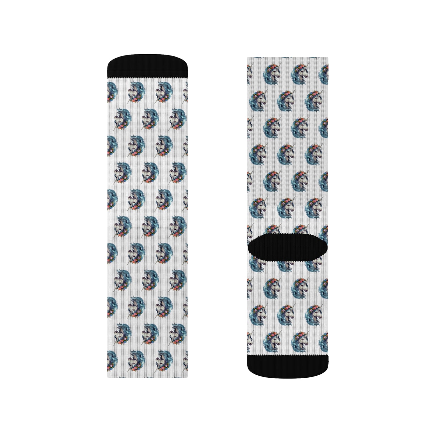 Floral Unicorn Socks
