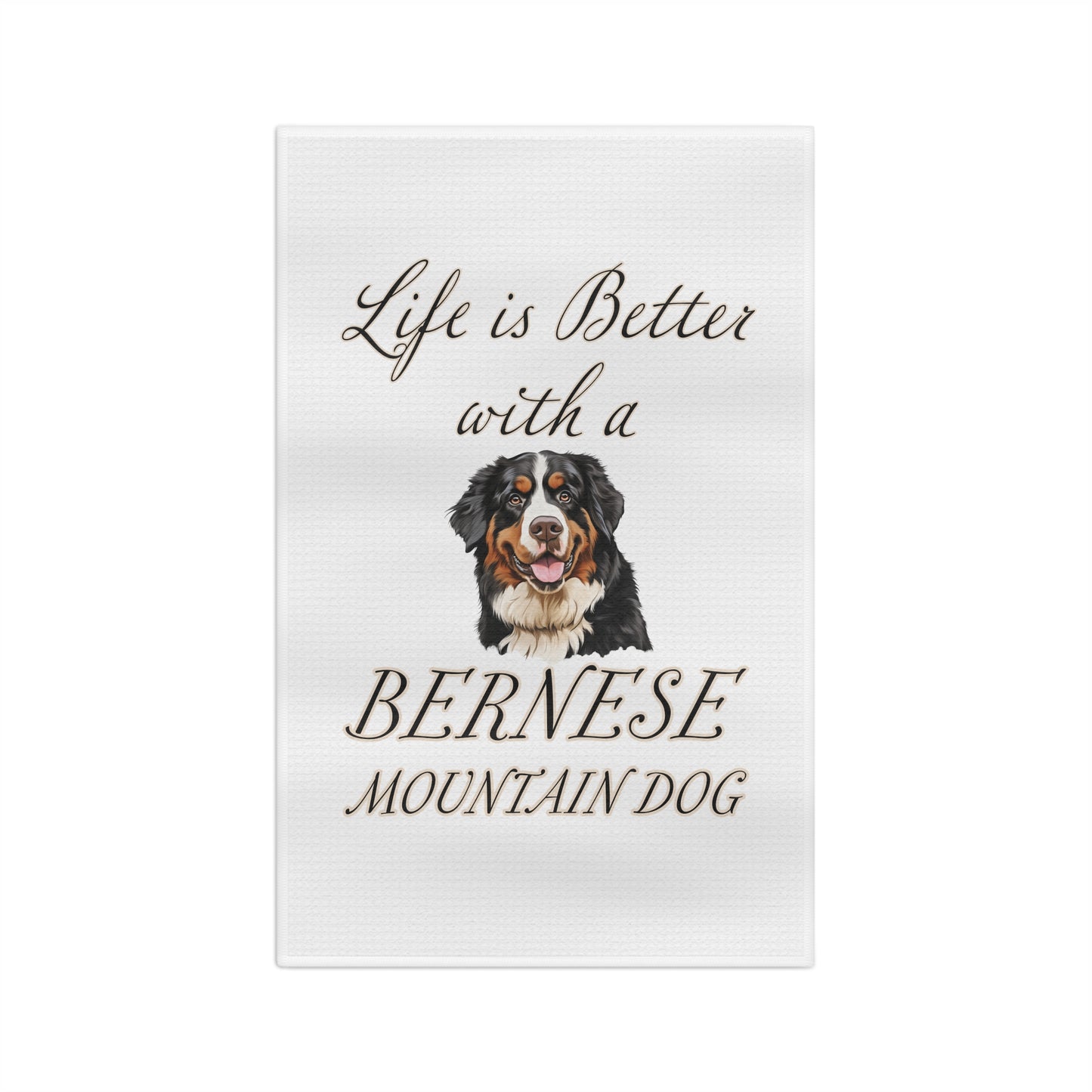 Bernese Mountain Dog Soft Tea Towel