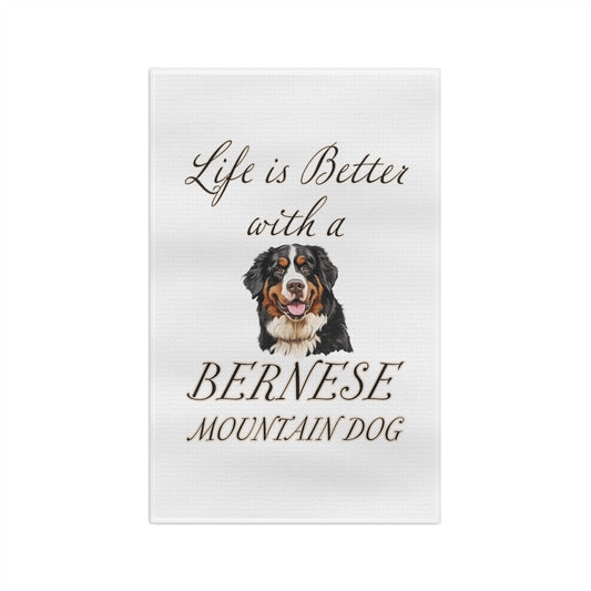 Bernese Mountain Dog Soft Tea Towel