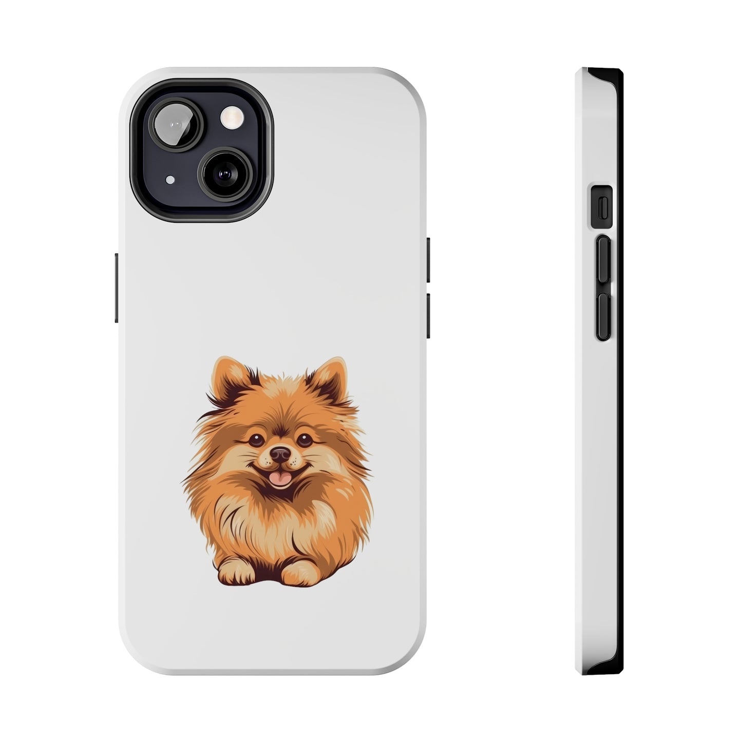 White Pomeranian Tough Phone Case