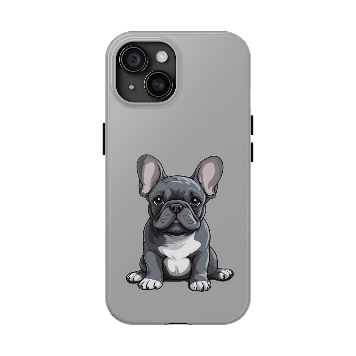 Light Grey French Bulldog Tough Phone Case