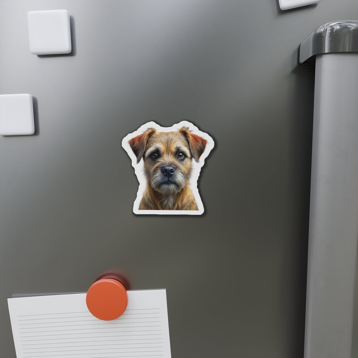 Border Terrier Die-Cut Magnet - Cute Dog Breed Refrigerator Magnet, Pet Lover Gift, Animal Decor, Fridge Decoration, Puppy Art Magnet