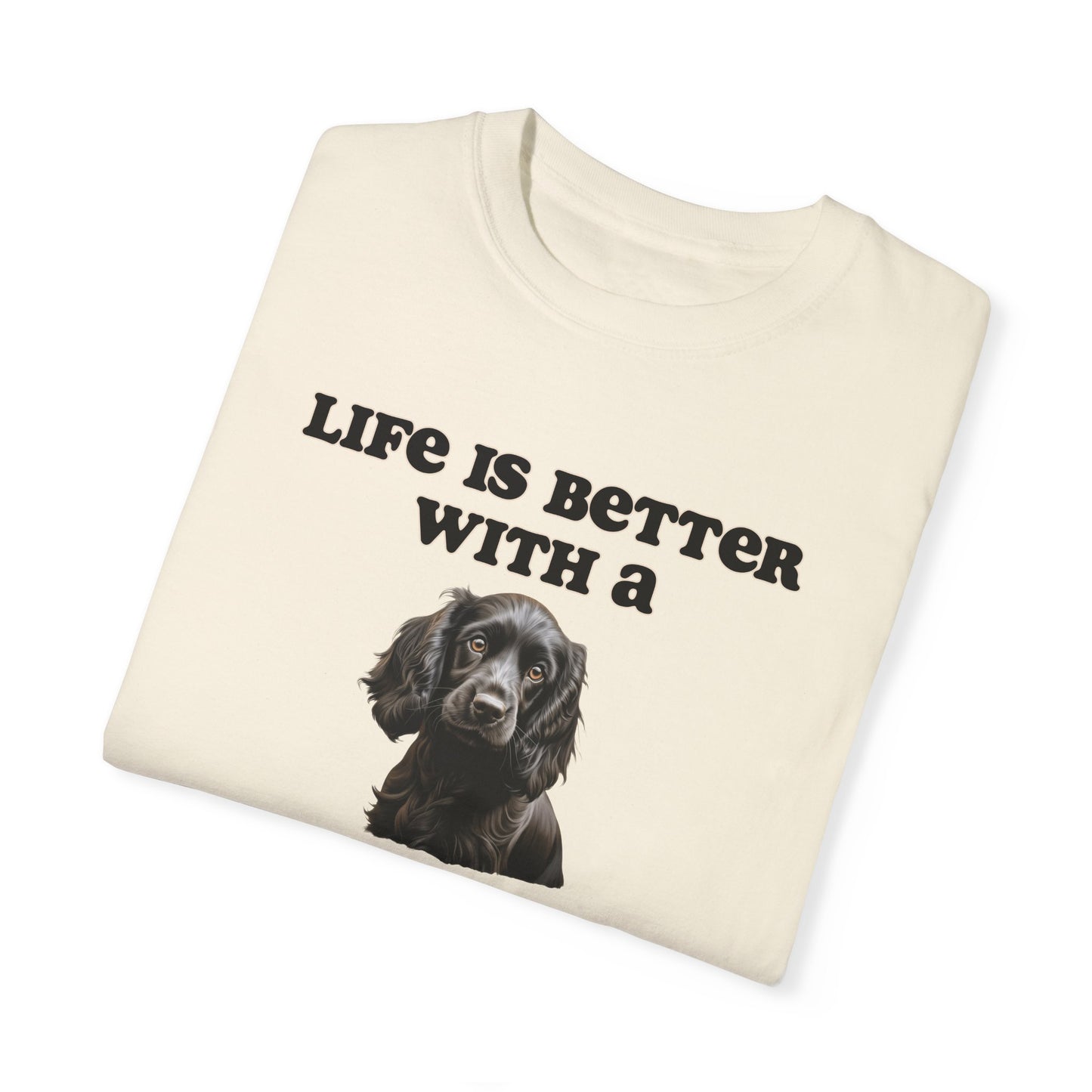 Black Cocker Spaniel Tshirt - Dog Mom Shirt, Dog Dad Shirt, gift for Dog Mom