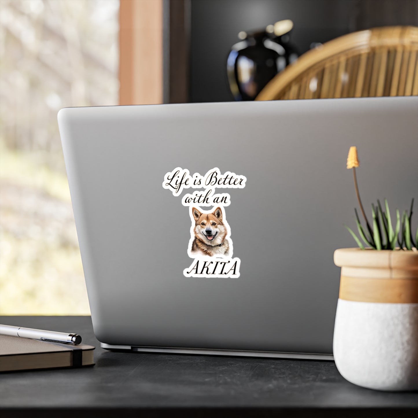 Akita Sticker - Vinyl Dog Decals