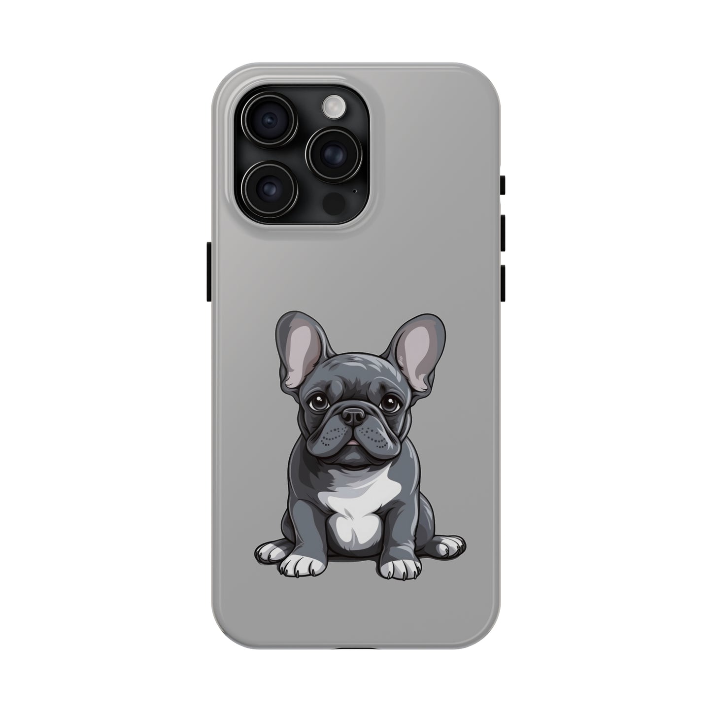 Light Grey French Bulldog Tough Phone Case