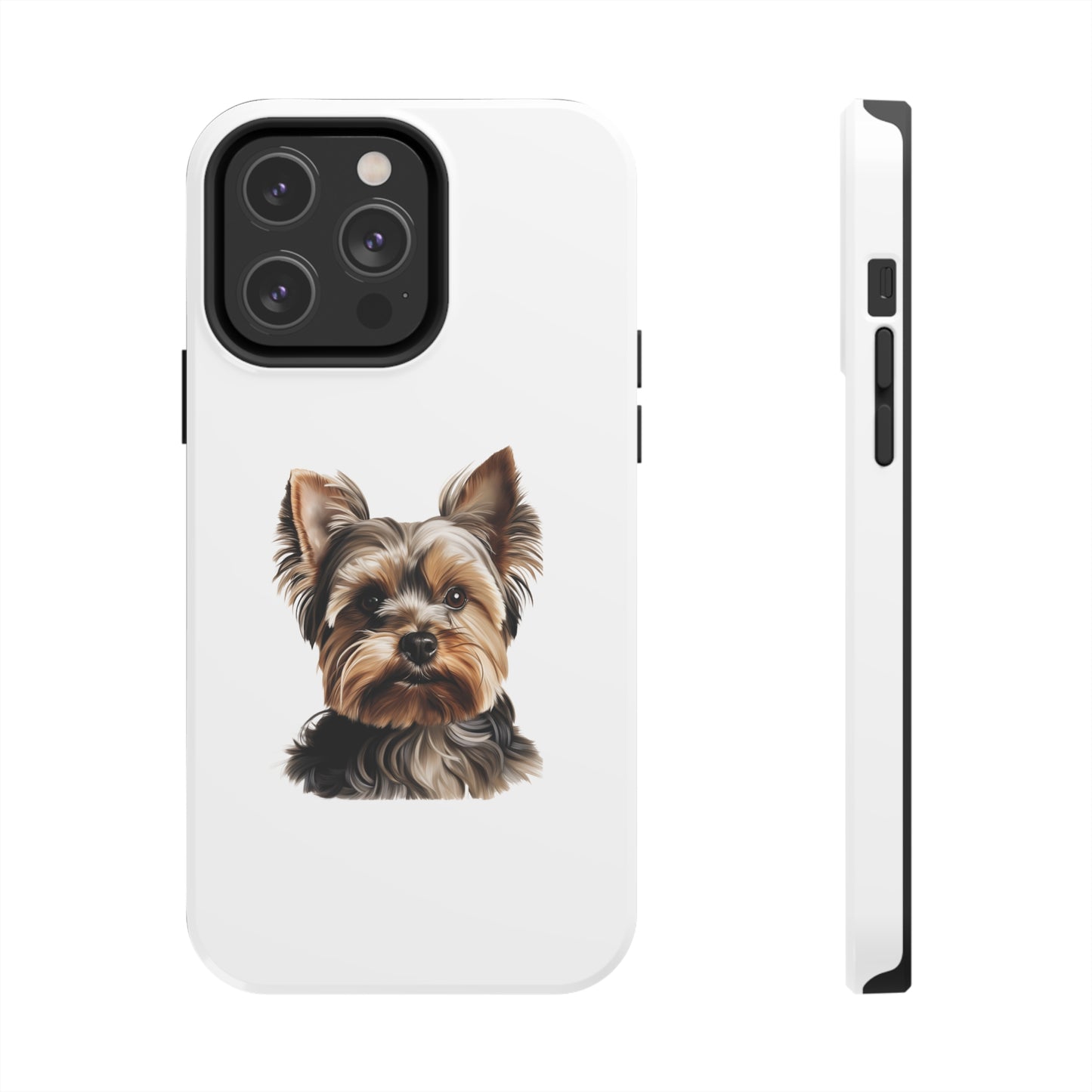 Yorkshire Terrier Tough Phone Case (White)