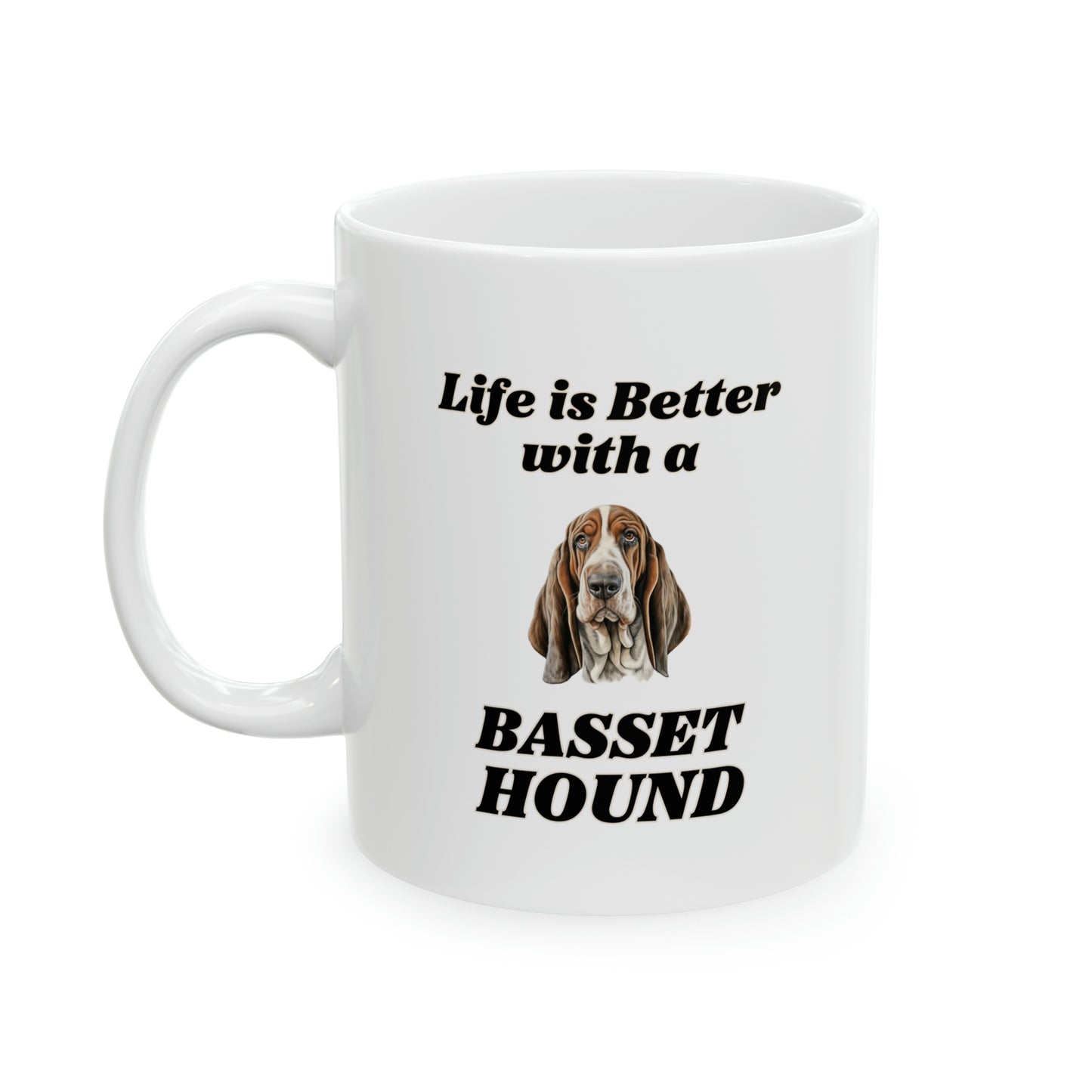 basset hound mug