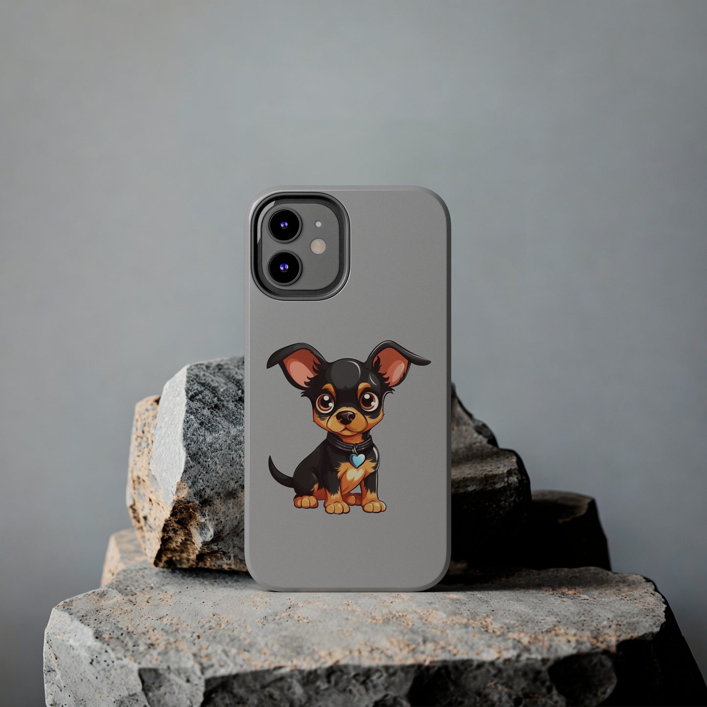 Light Grey Chihuahua Tough Phone Case