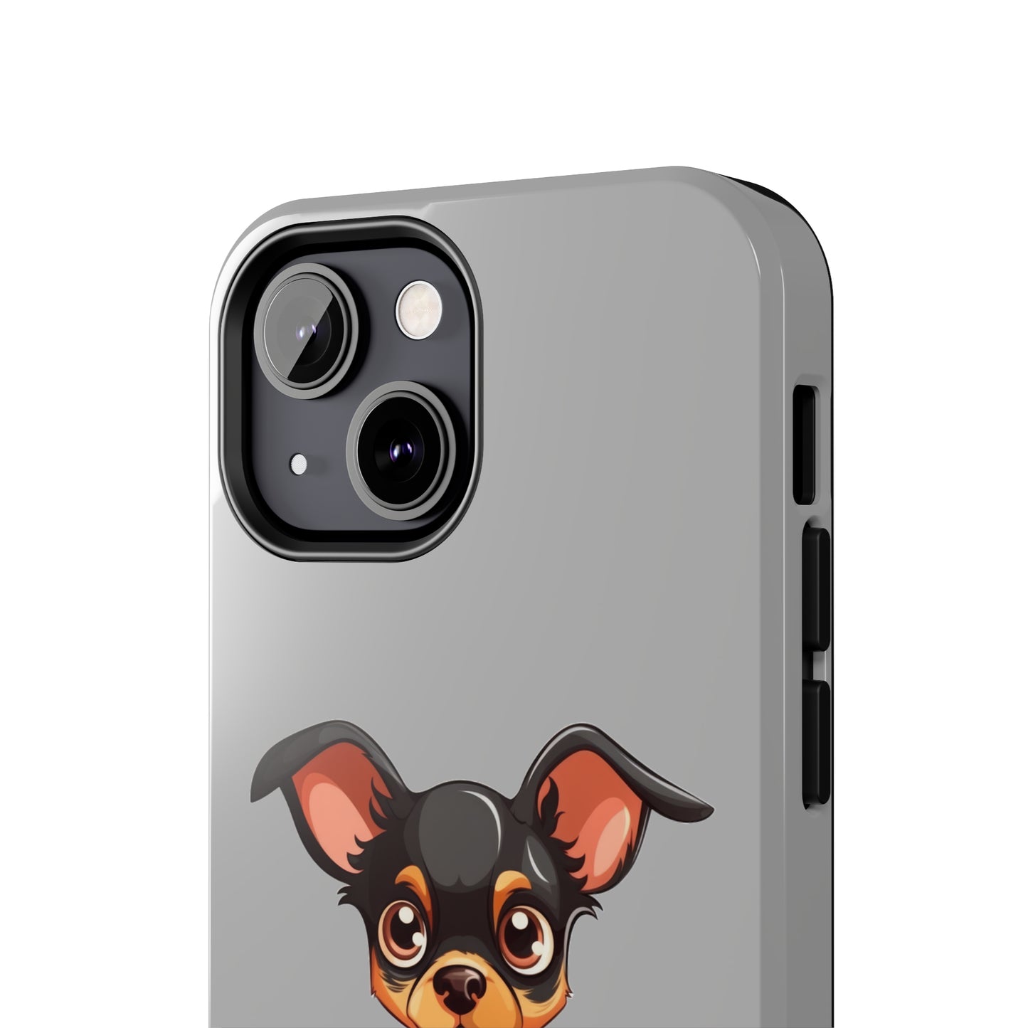 Light Grey Chihuahua Tough Phone Case