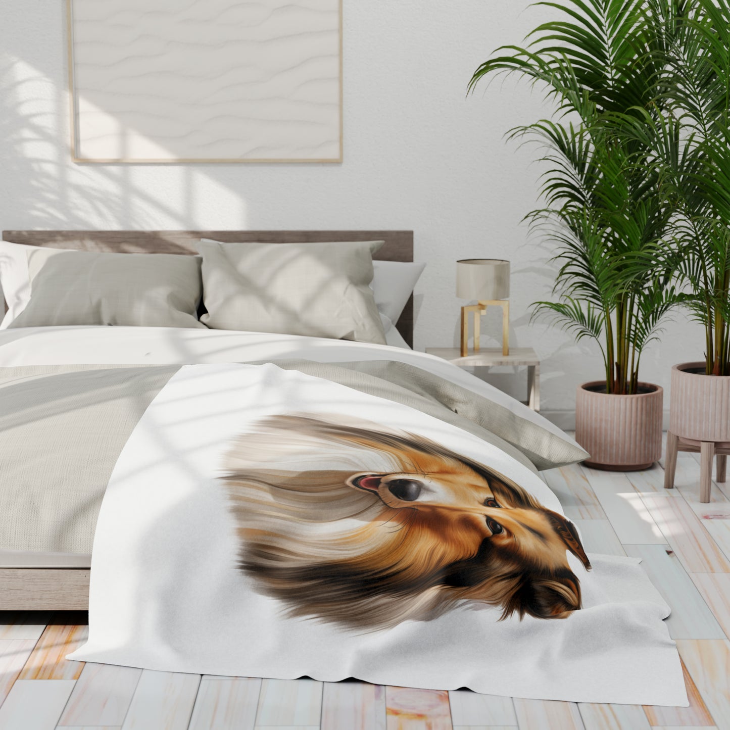 Rough Collie Arctic Fleece Blanket