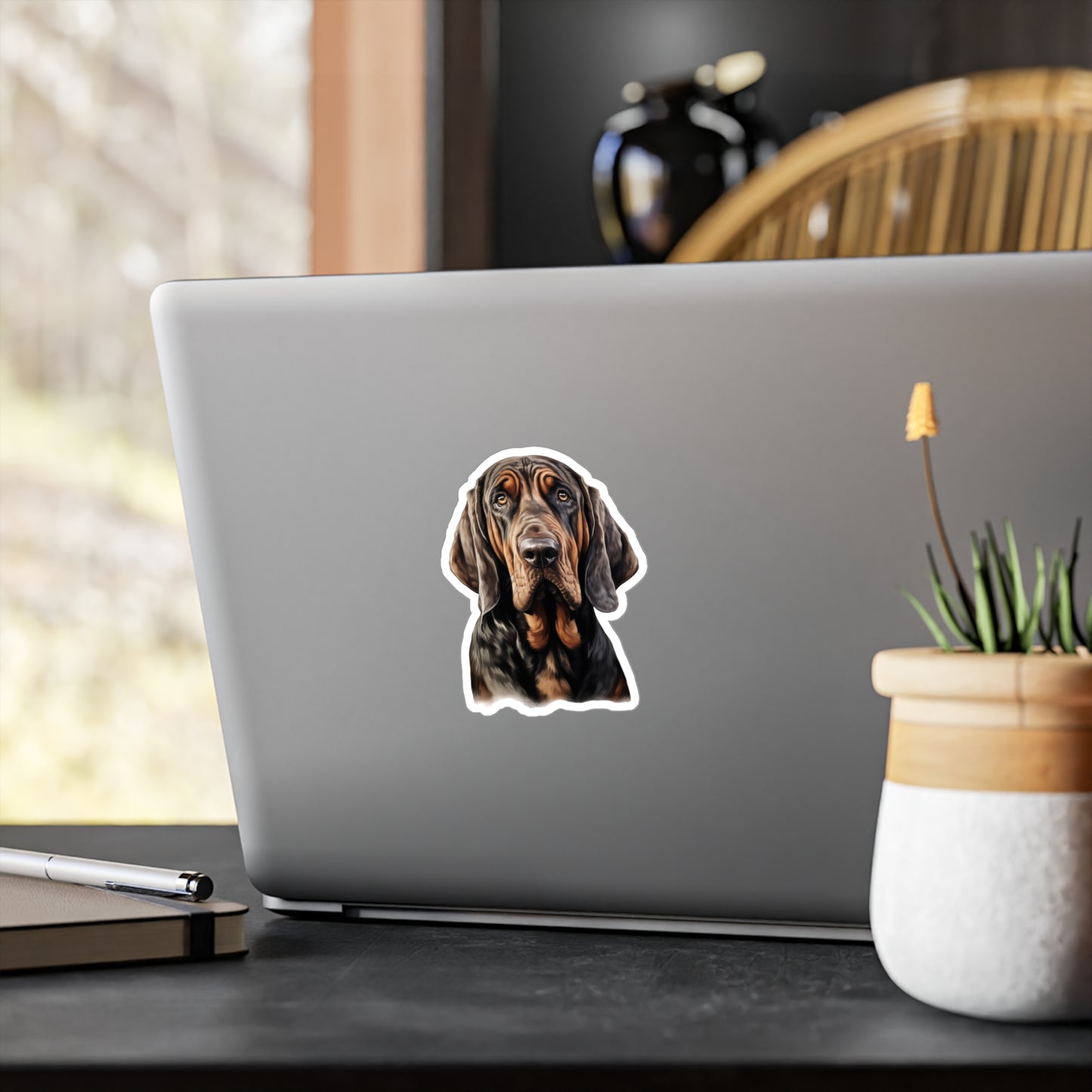 Bloodhound Sticker - Kiss-Cut Vinyl Dog Decals