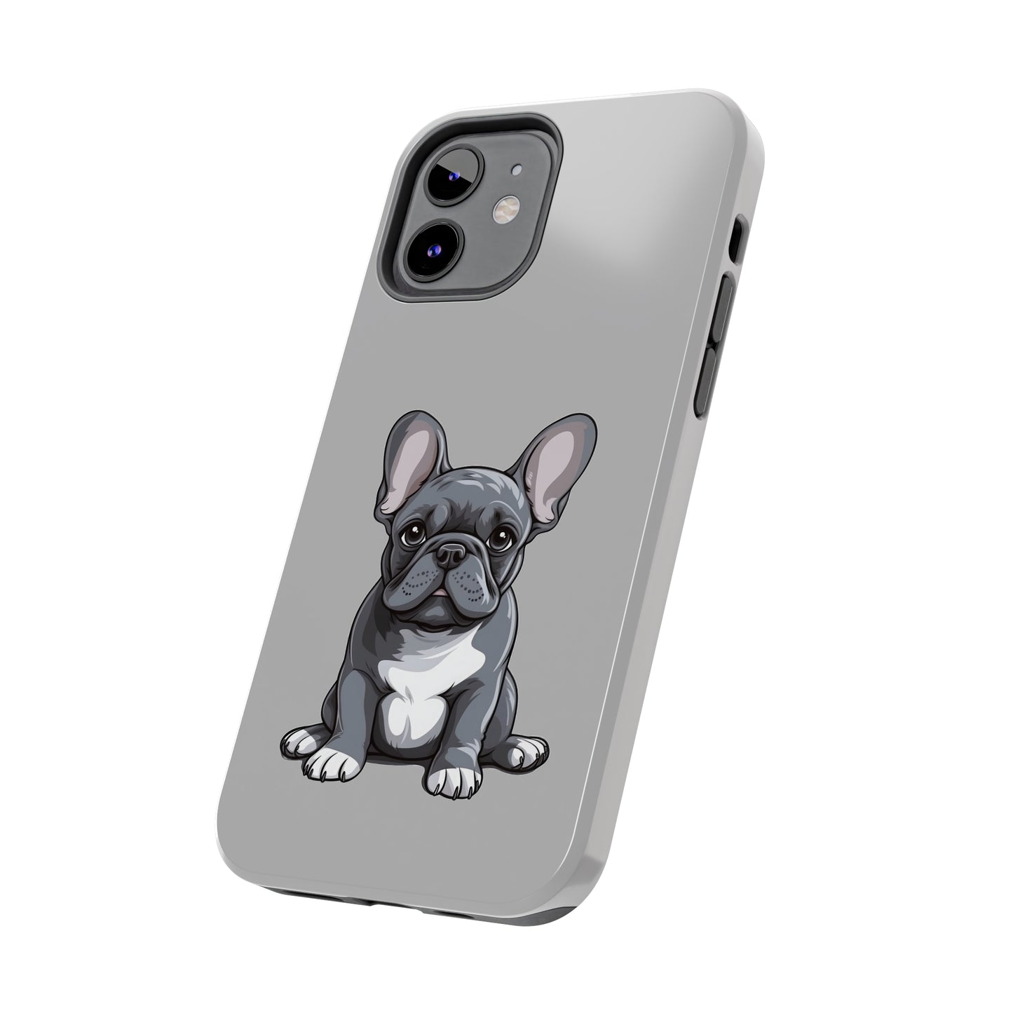 Light Grey French Bulldog Tough Phone Case