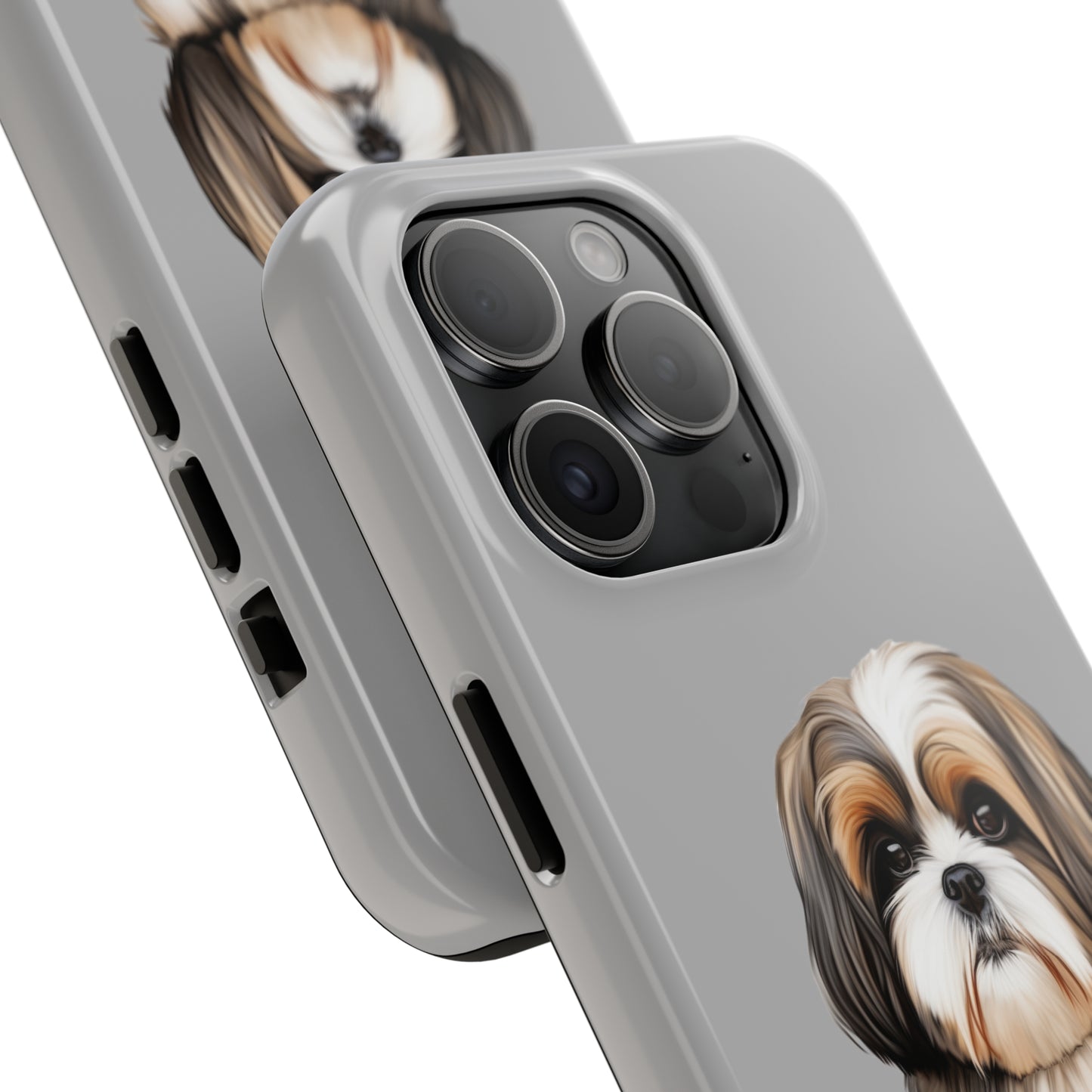 Light Grey Shih Tzu Tough Phone Case
