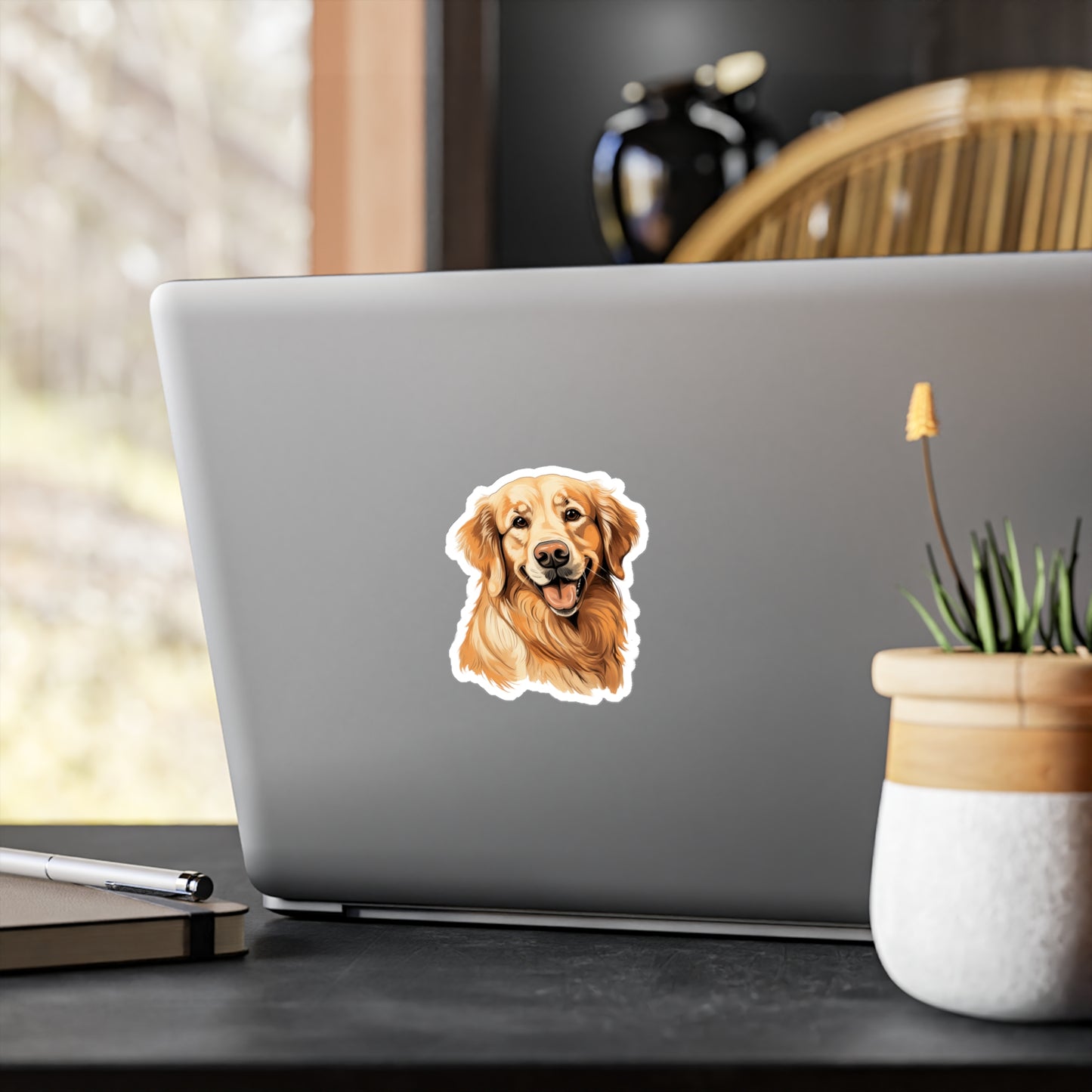 Golden Retriever Sticker - Kiss-Cut Vinyl Decals
