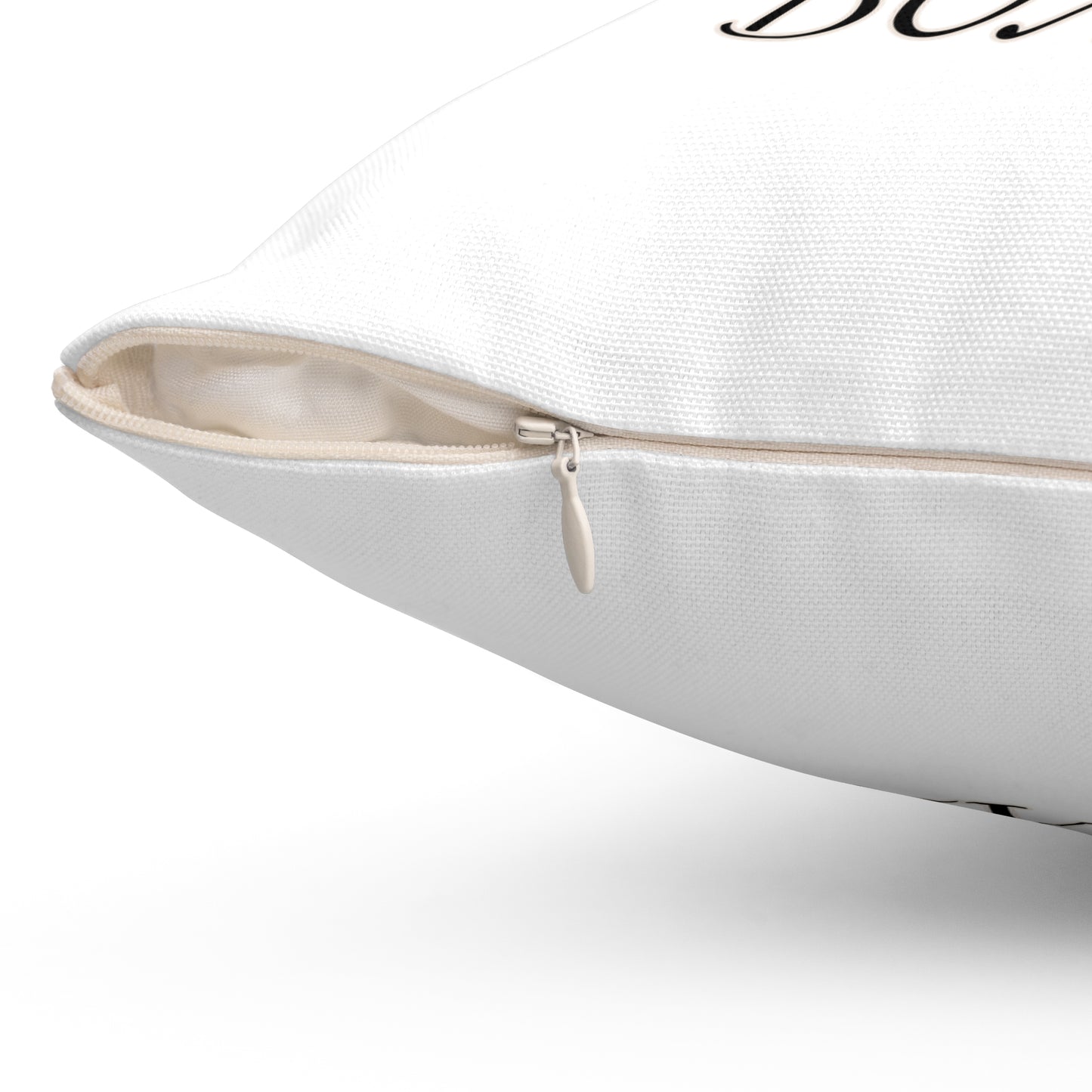 Boxer Pillow - Life is Better with a Boxer Spun Polyester Square White Throw Pillow