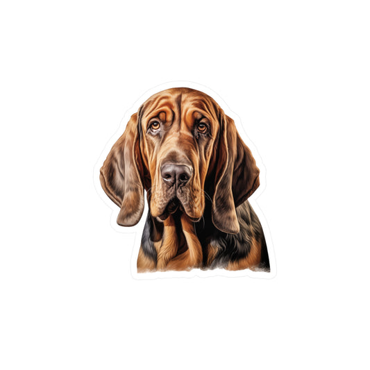 Bloodhound Sticker - Kiss-Cut Vinyl Dog Decals
