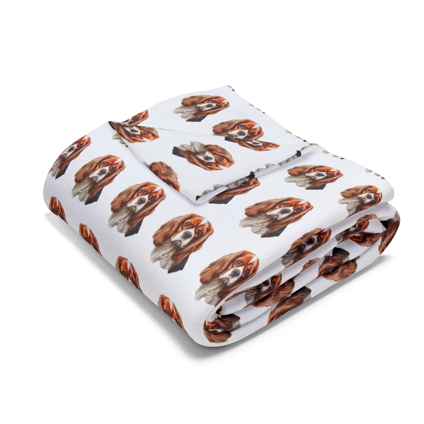 Cavalier King Charles Spaniel Blanket - Arctic Fleece Dog Throw - Gift for Dog Mom - Pet Decor