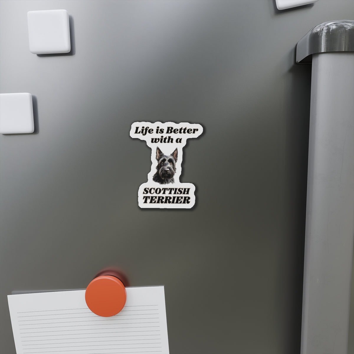 Scottish Terrier Magnet | Die Cut Dog Magnet | Pet Kitchen Decor