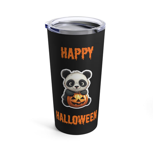 Panda Happy Halloween Stainless Steel Tumbler 20oz