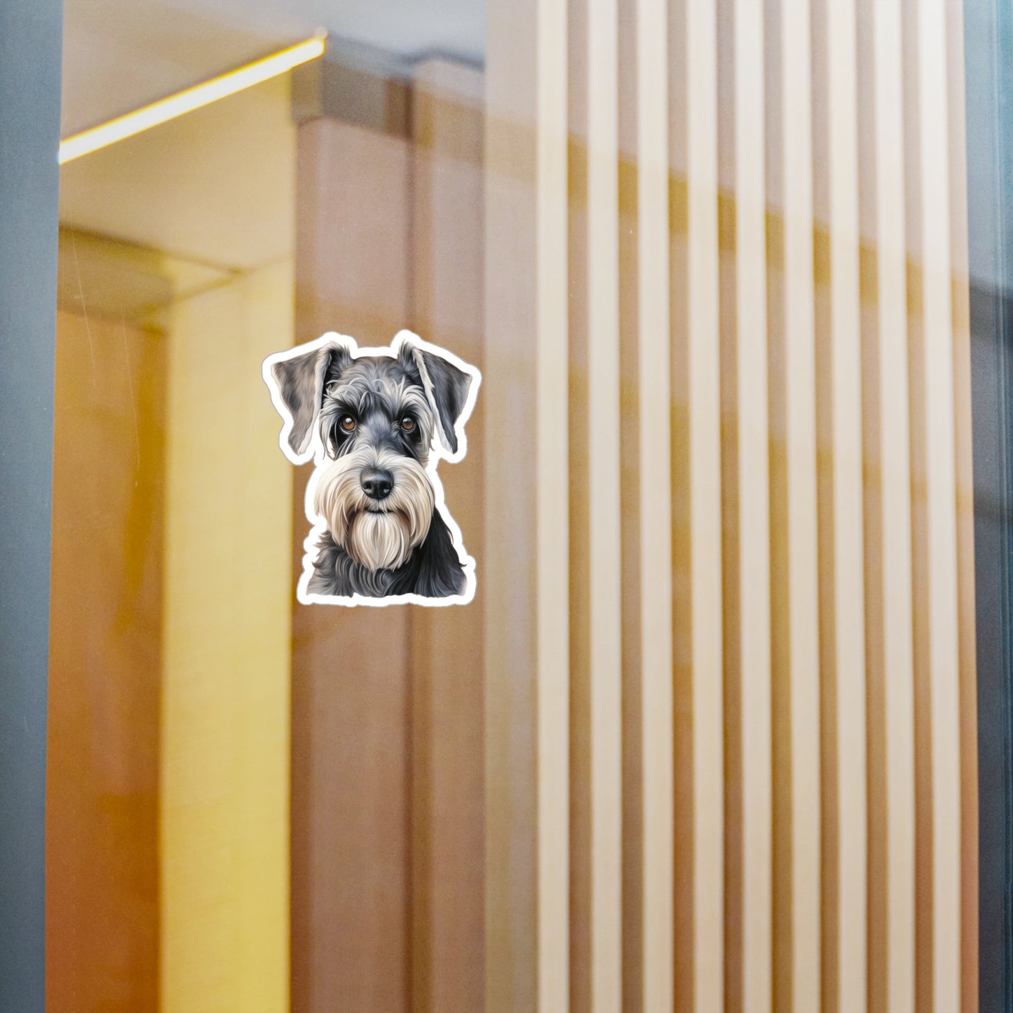 Schnauzer Sticker - Kiss-Cut Dog Vinyl Decals