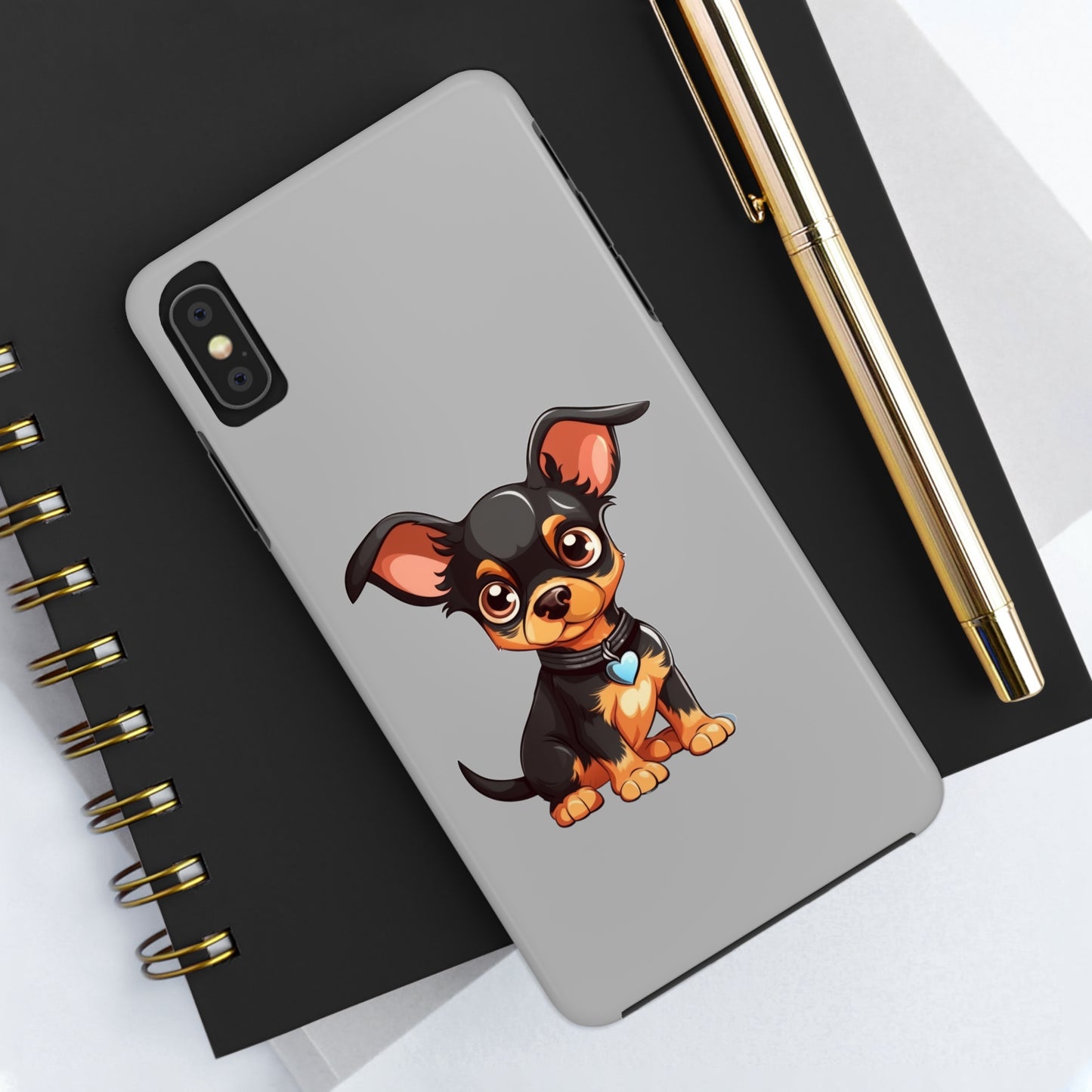 Light Grey Chihuahua Tough Phone Case