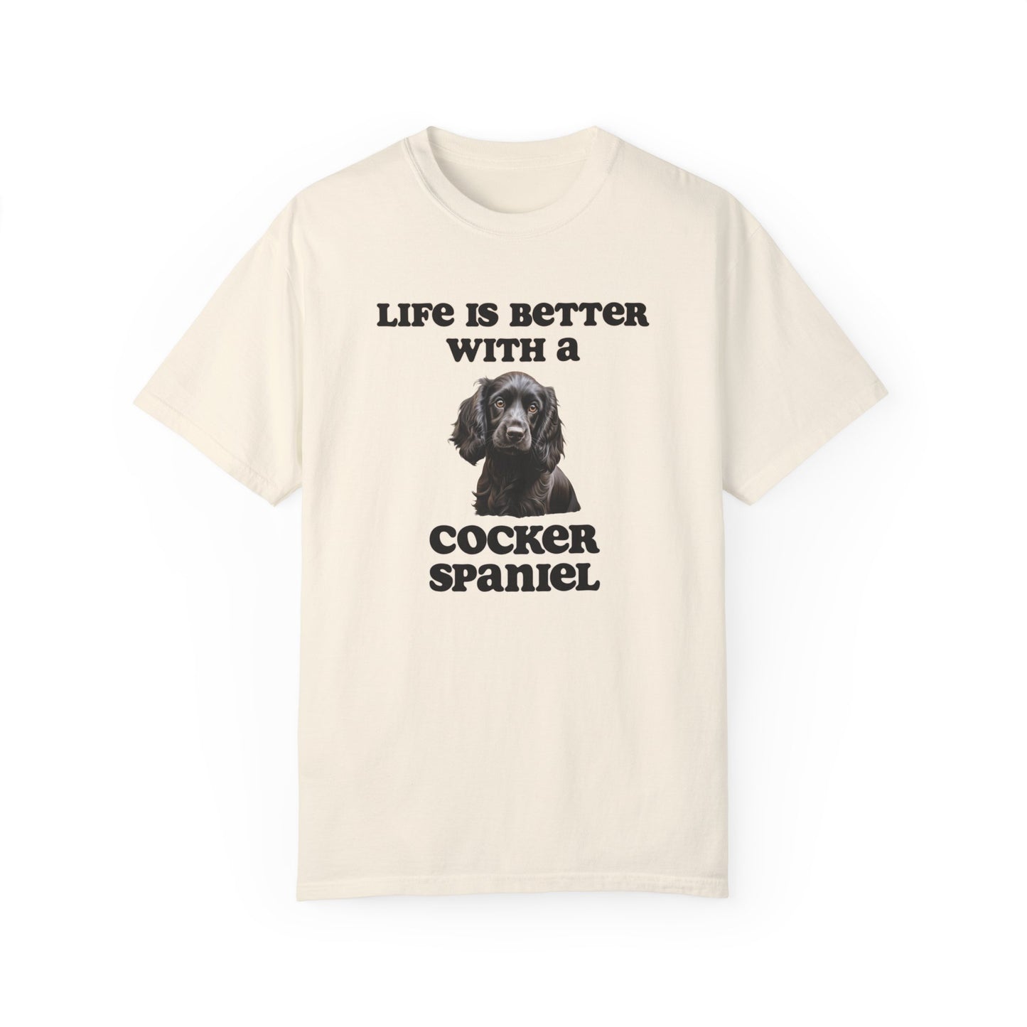 Black Cocker Spaniel Tshirt - Dog Mom Shirt, Dog Dad Shirt, gift for Dog Mom