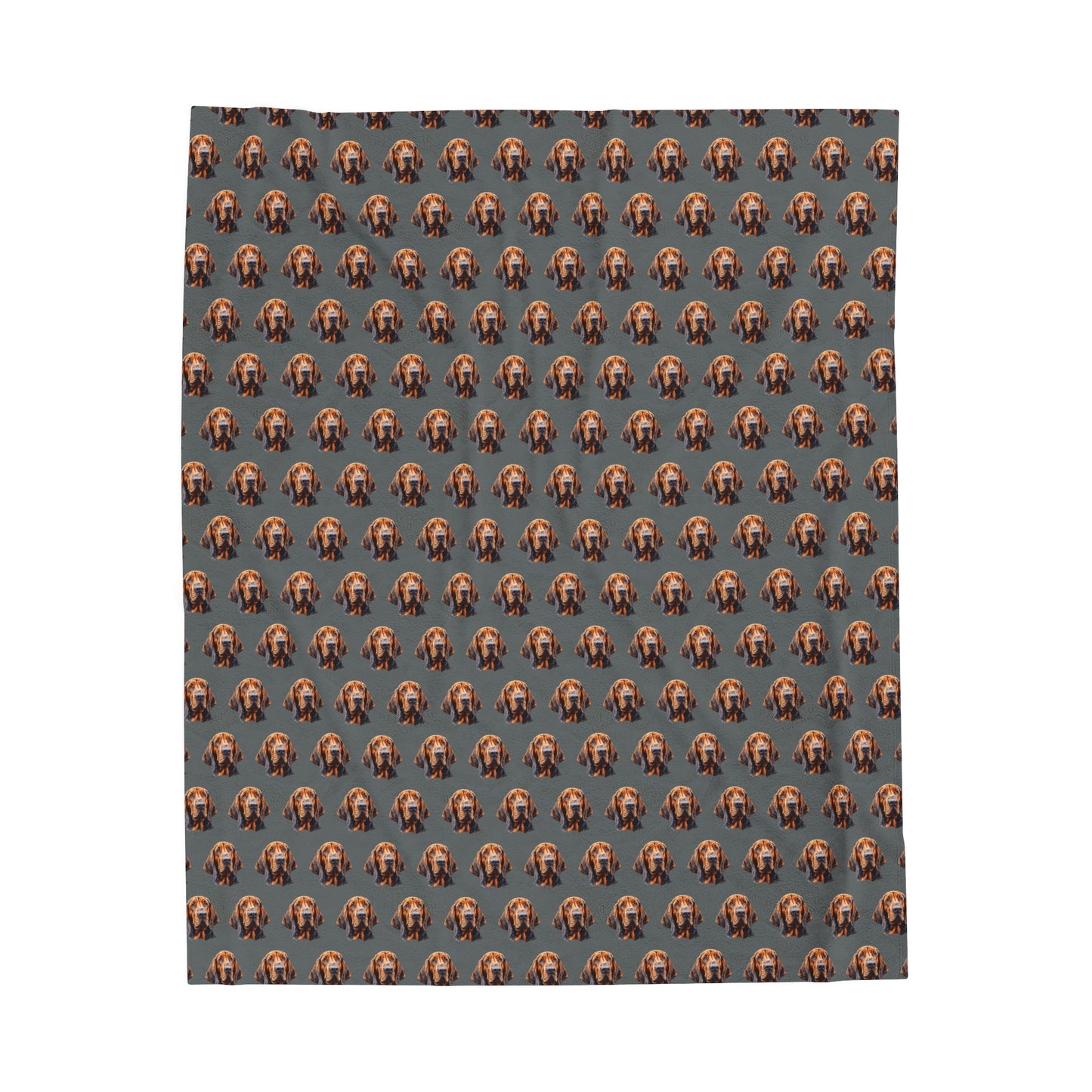 Bloodhound Velveteen Plush Blanket
