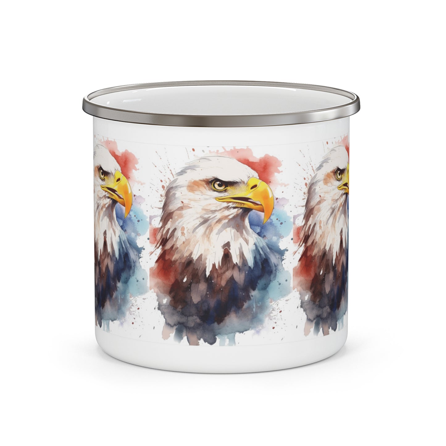 Eagle Enamel Camping Mug