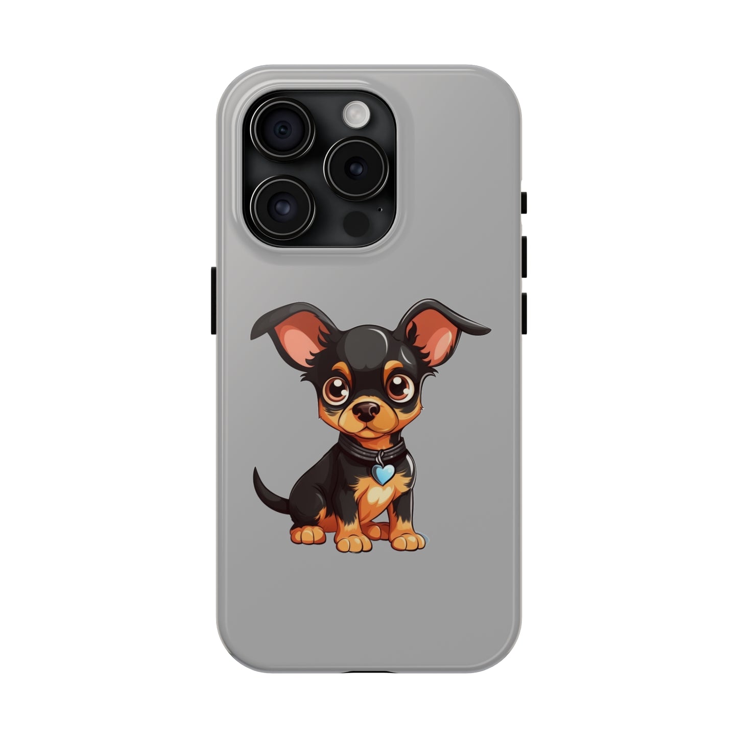 Light Grey Chihuahua Tough Phone Case