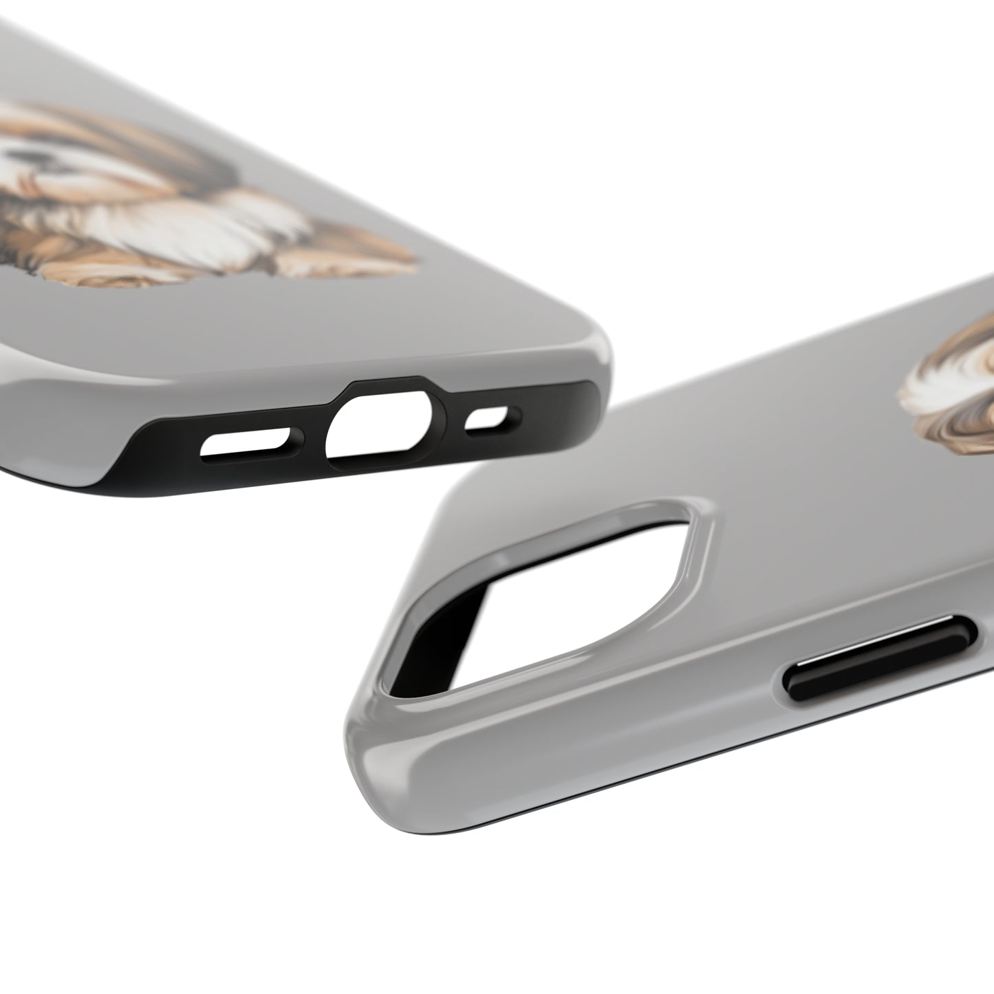 Light Grey Shih Tzu Tough Phone Case