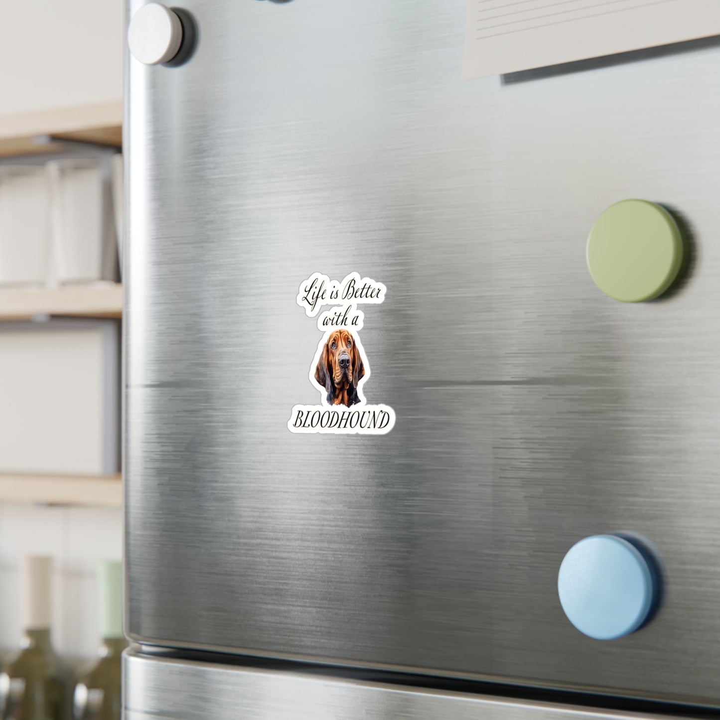 Bloodhound Sticker - Kiss-Cut Vinyl Dog Decals