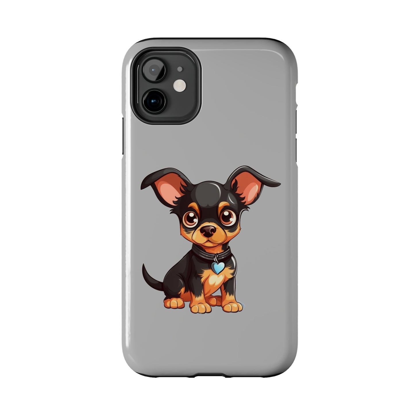 Light Grey Chihuahua Tough Phone Case