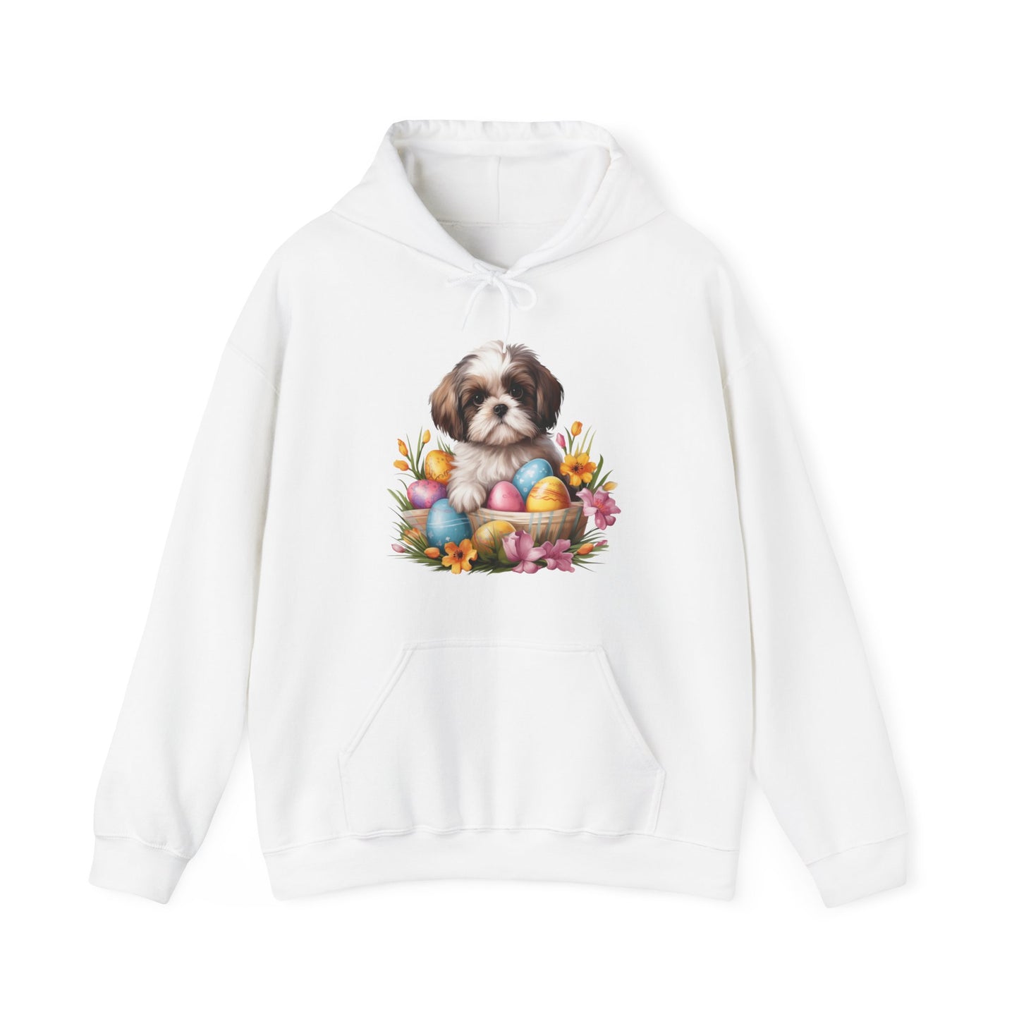Easter Shih Tzu Hoodie - Unisex - Dog Mom or Dog Dad Sweatshirt