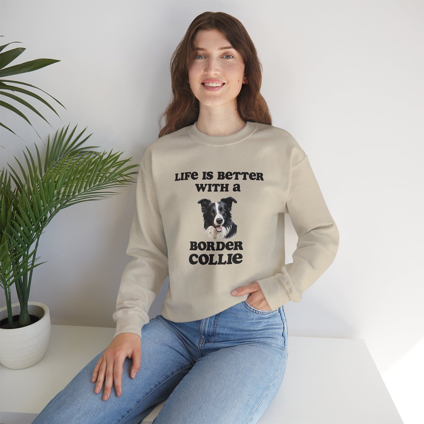Life is Better with a Border Collie sweatshirt, Dog Mom Shirt, Dog Dog Dad Shirt