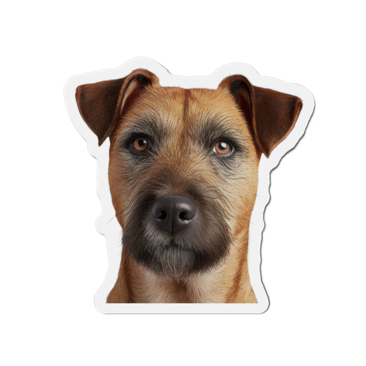 Border Terrier Die-Cut Magnet - Cute Dog Breed Refrigerator Magnet, Pet Lover Gift, Animal Decor, Fridge Decoration, Puppy Art Magnet