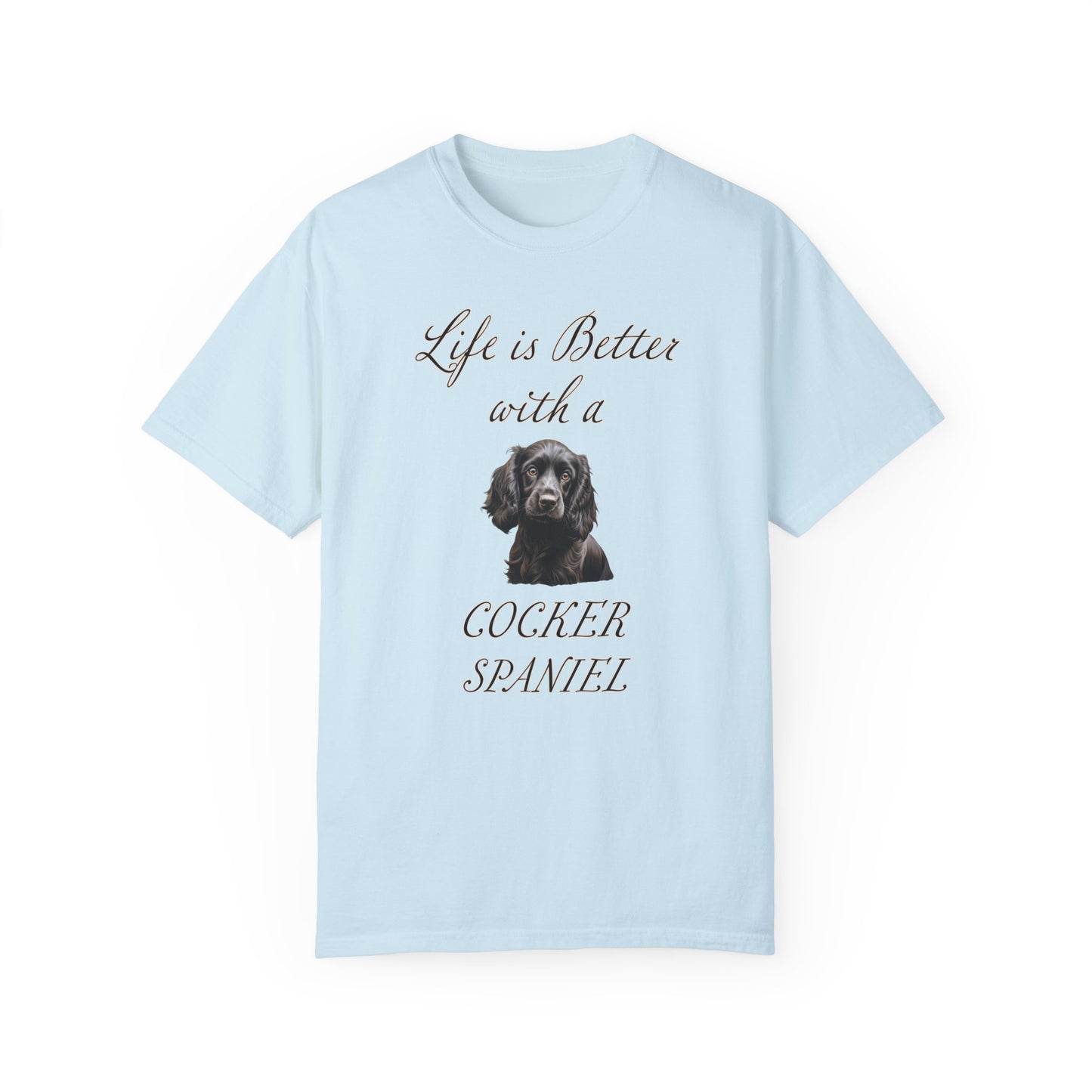 Black Cocker Spaniel T-shirt - Dog Mom Shirt, Dog Dad Shirt, gift for Dog Mom