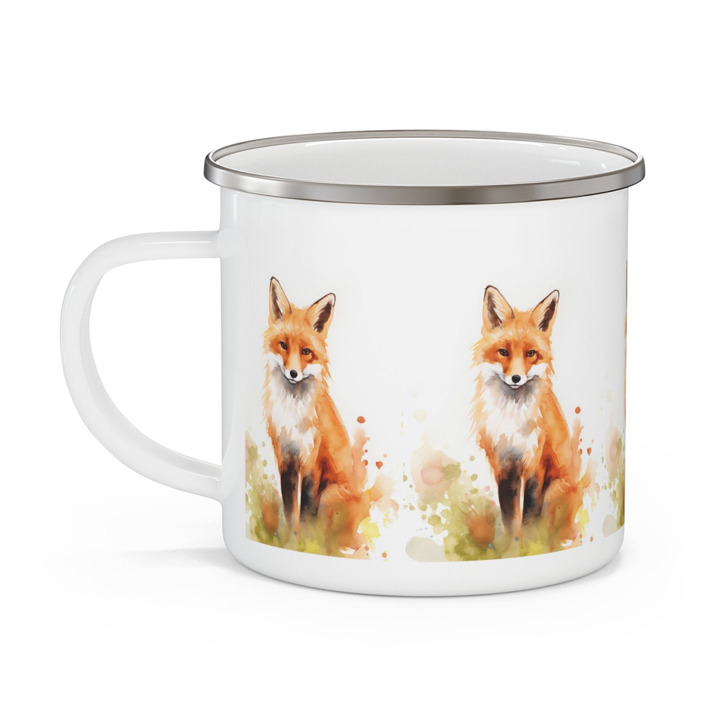 Fox Enamel Camping Mug