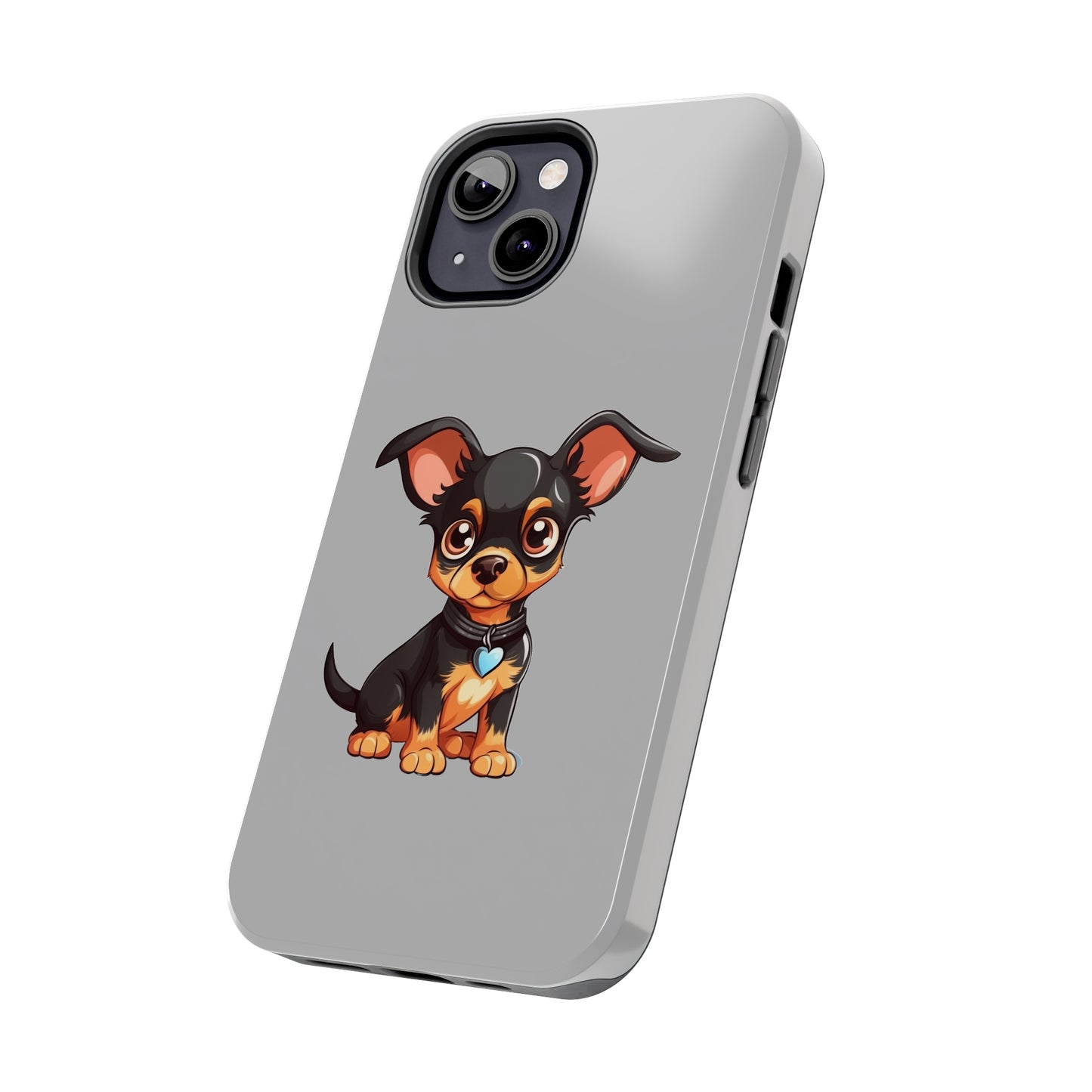Light Grey Chihuahua Tough Phone Case